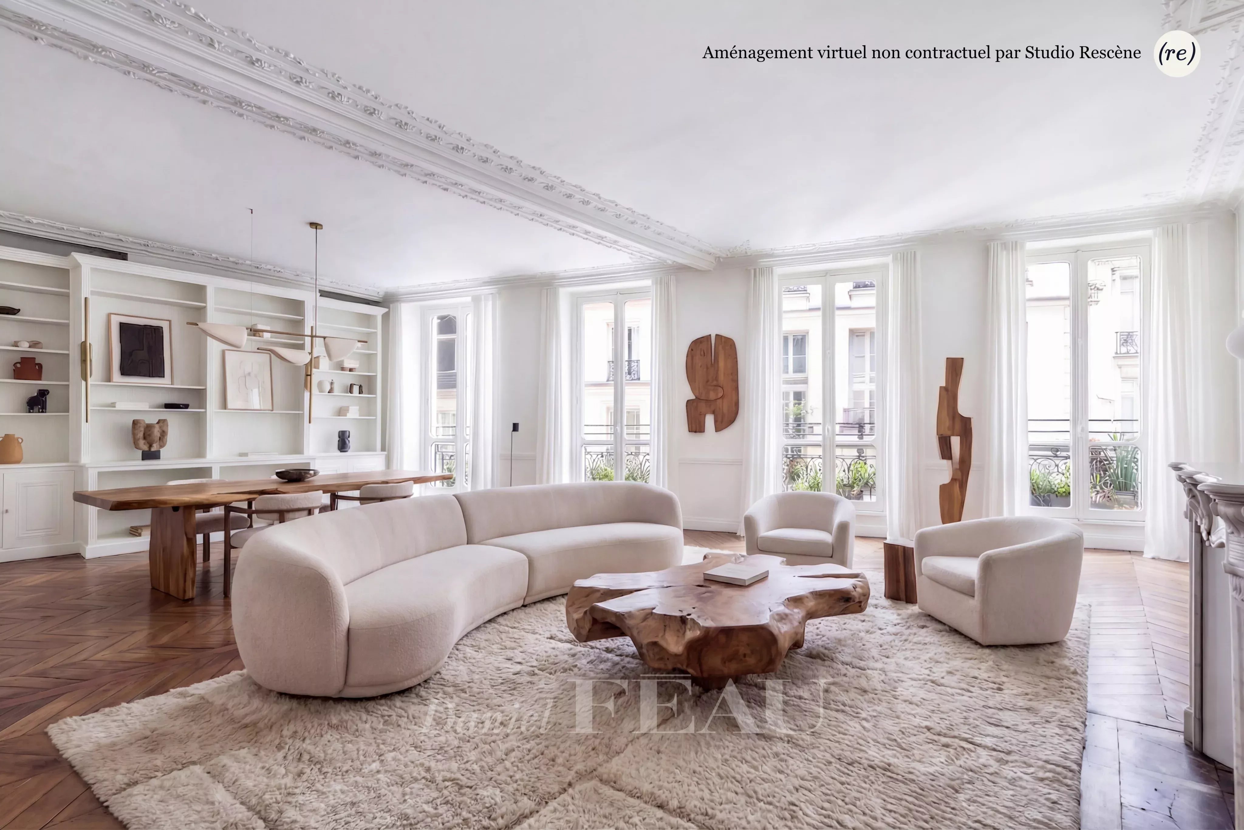 Paris VIe - Saint-Germain-des-Prés - Appartement familial de 160 m² avec beaux volumes - 3 chambres