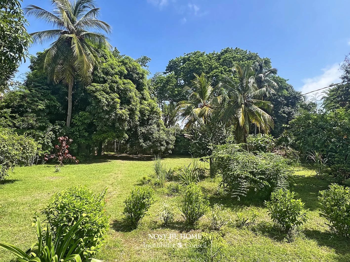 Jolie parcelle avec pied-à-terre en seconde ligne de plage