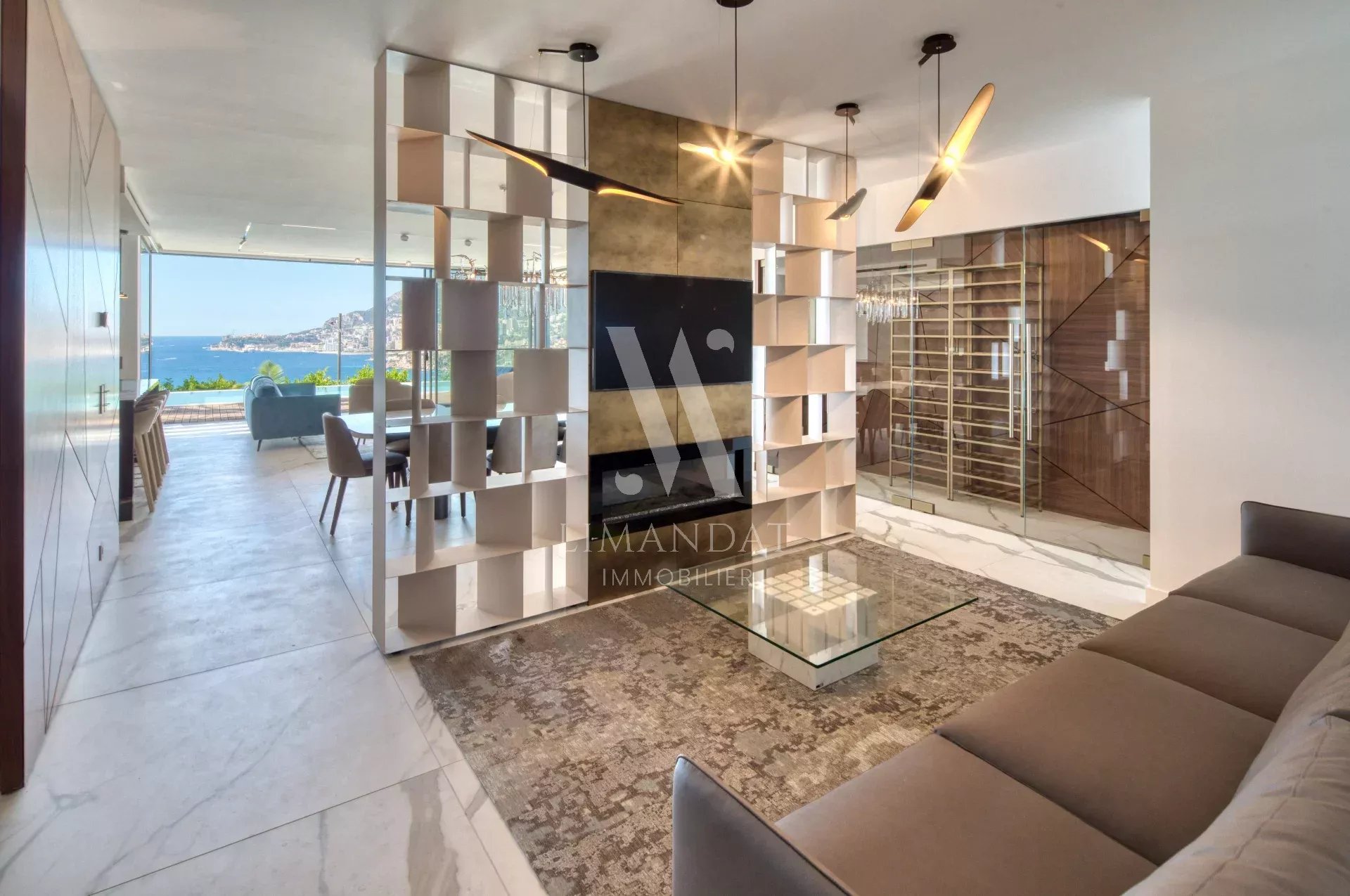 Roquebrune-Cap-Martin – Villa contemporaine d’exception avec vue imprenable mer et Monaco