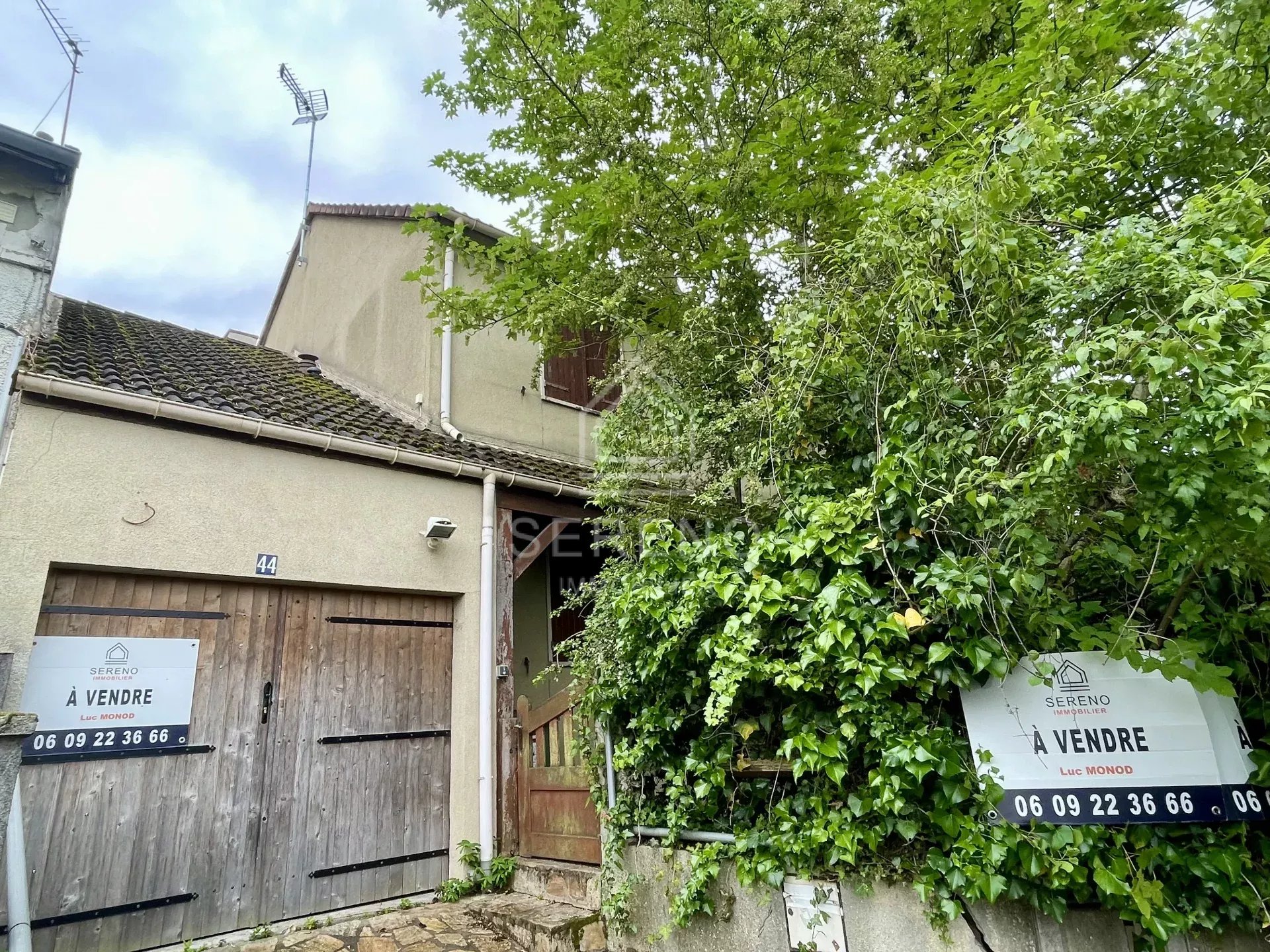 Pavillon Phénix à rénover, grand jardin