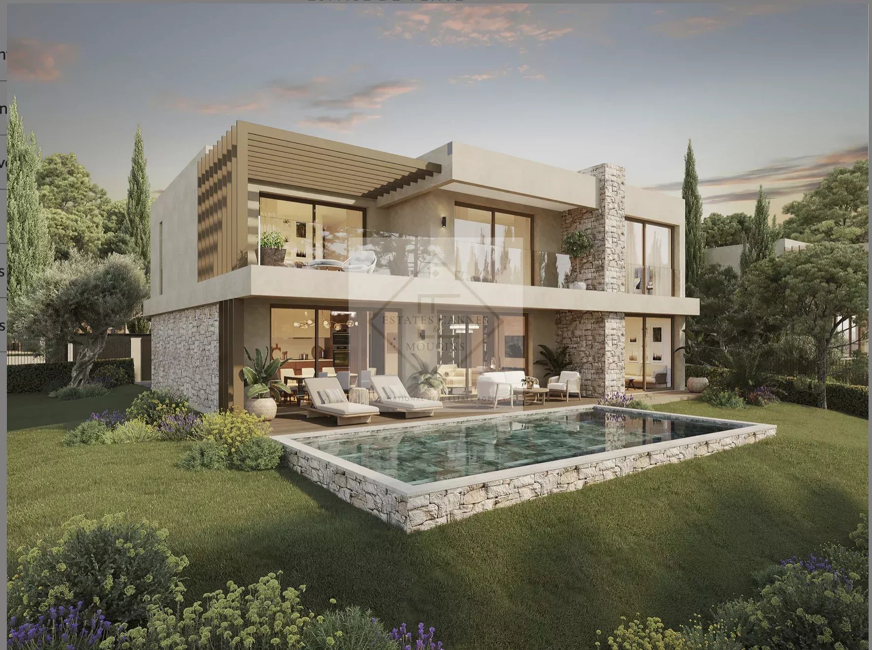 VILLA CONTEMPORAINE – EMPLACEMENT PRIME À MOUGINS — photo 2