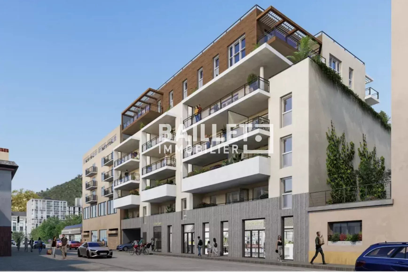 À VENDRE LOCAL COMMERCIAL NEUF DE 108 M2 QUARTIER SAINT-ROCH