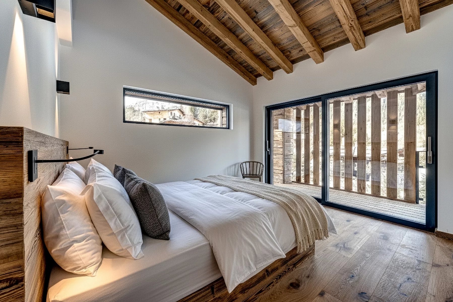 Photo of CHAMONIX – A recently completed, luxury 5-bedroom chalet with pool in le Lavancher