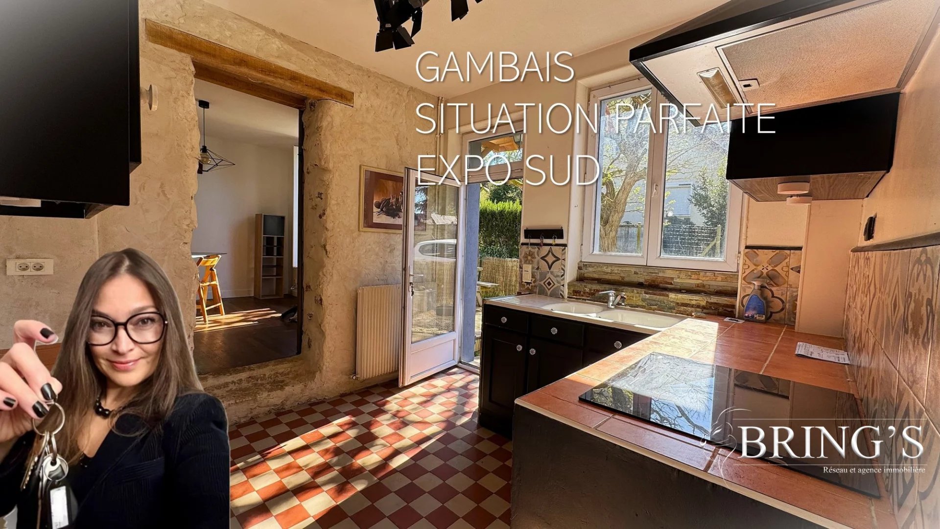GAMBAIS 78950 - Maison ancienne de village en impasse - 3 chambr