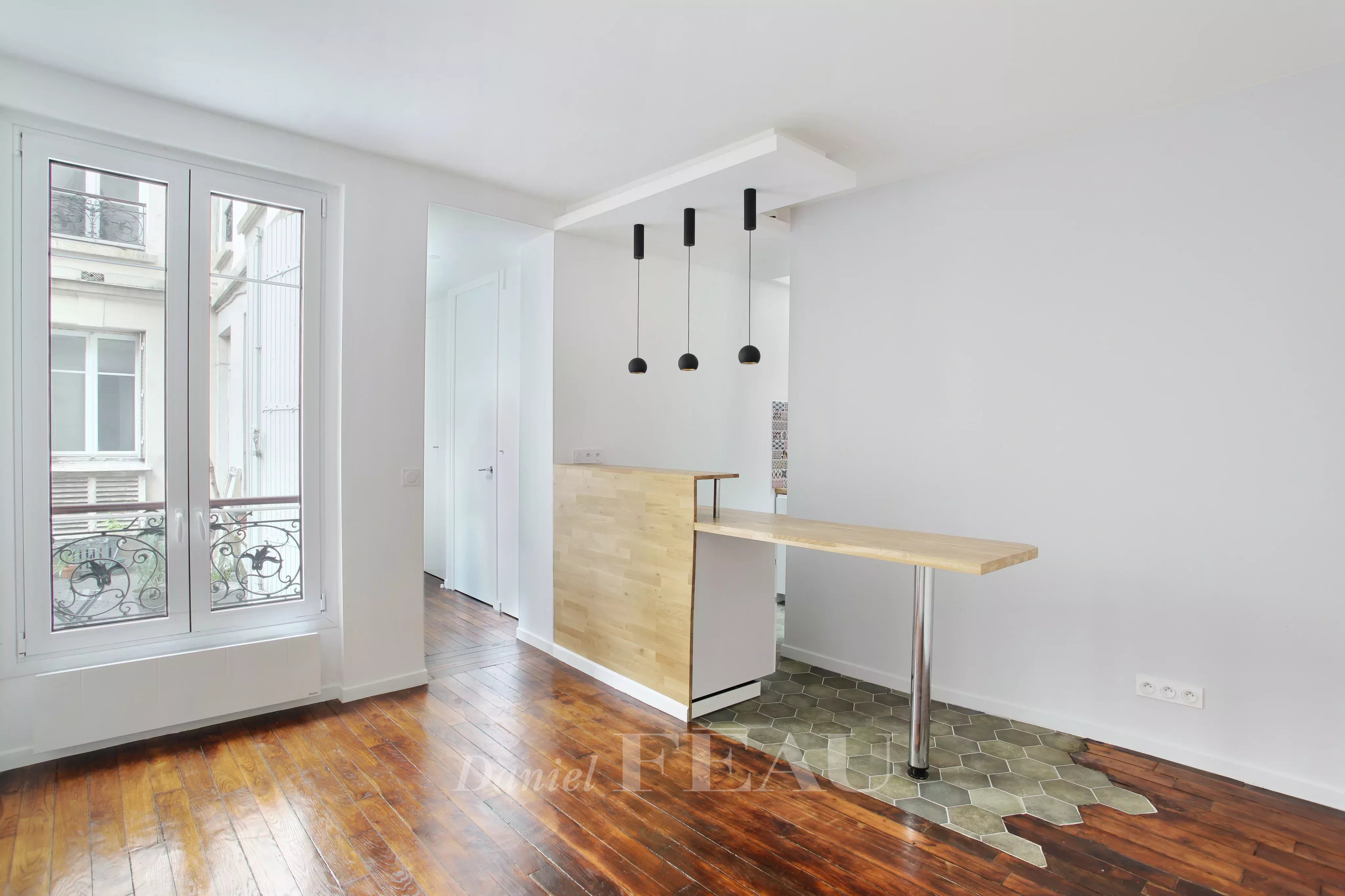 Living room and Kitchen