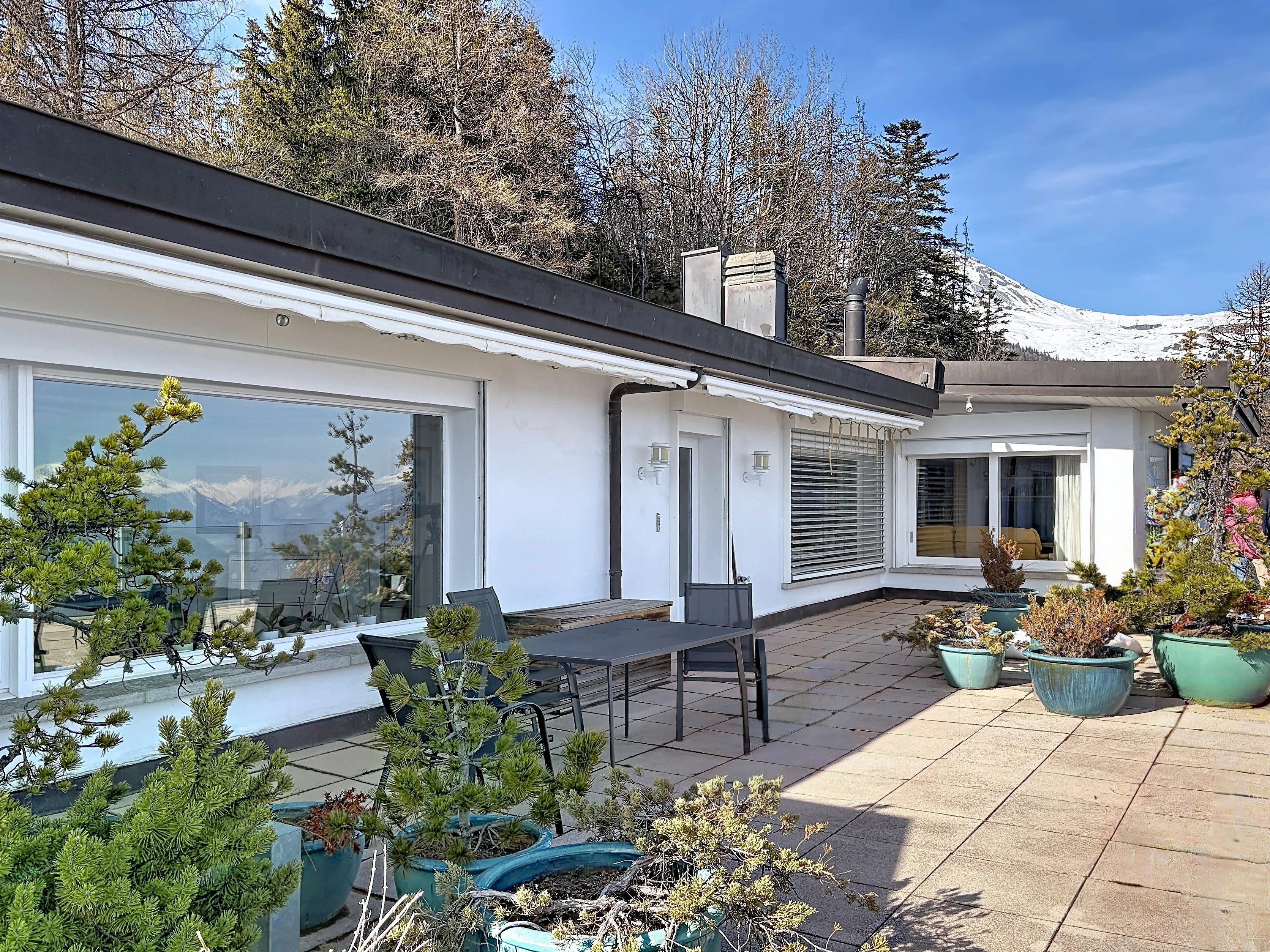 Penthouse unique avec magnifique vue, à 5 minutes de Crans-Montana