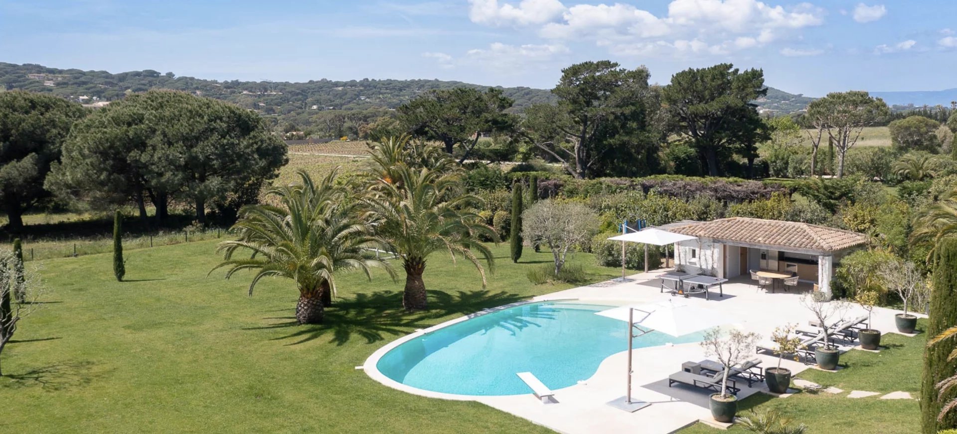 Saint Tropez - Villa con splendida vista sui vigneti e sulla campagna circostante