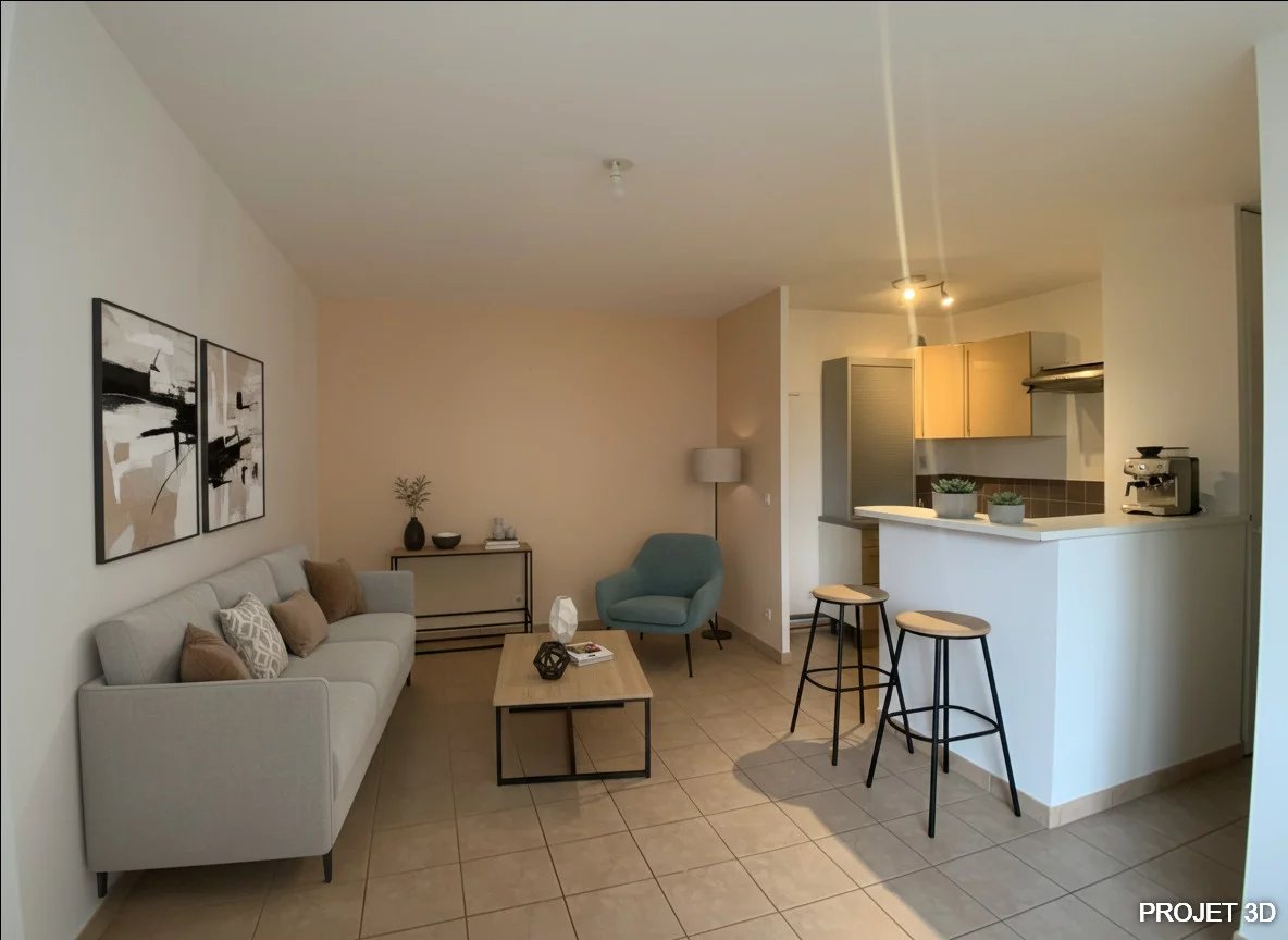 Bel appartement de 2 pièces 41m² dans résidence récente de 2009 comprenant : entrée, séjour ...