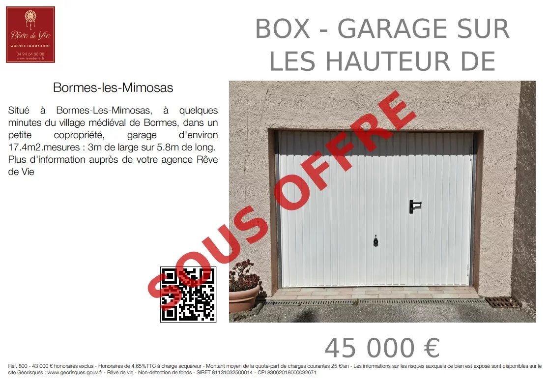 Vente Box Bormes-les-Mimosas