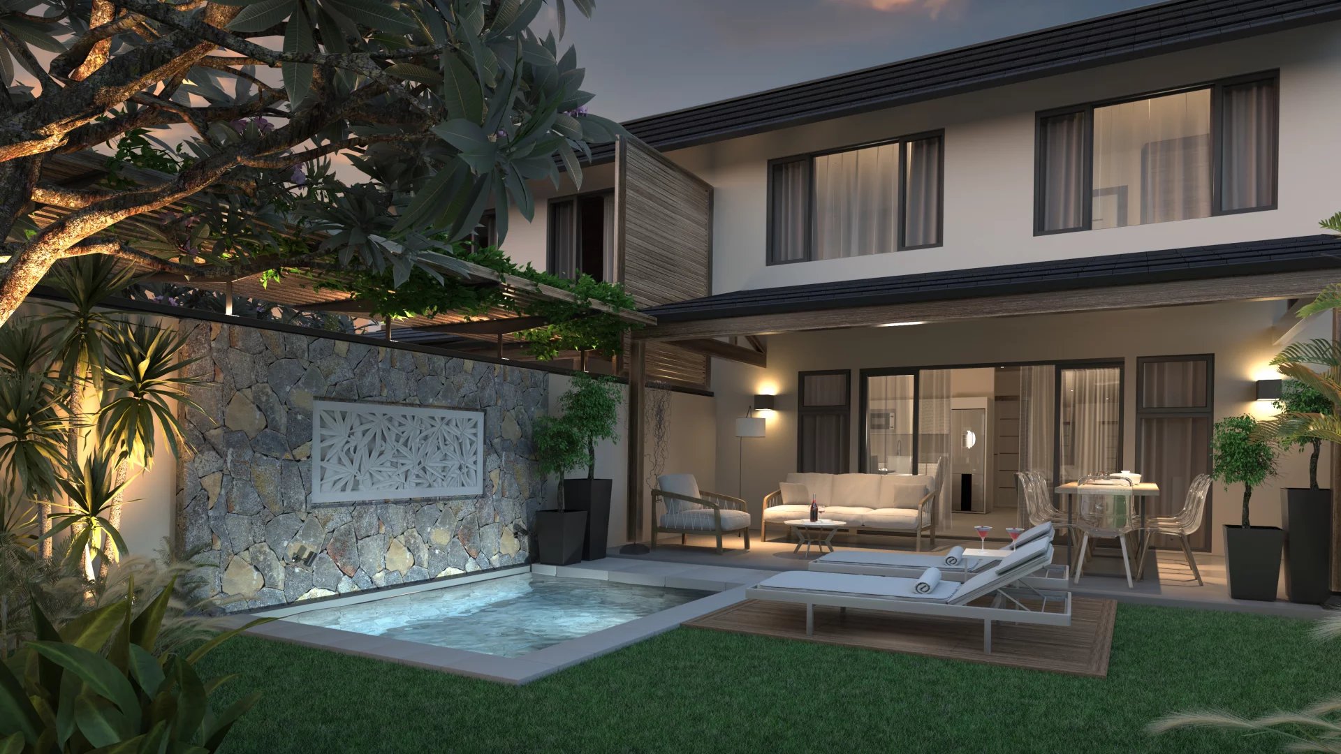 Sale Twin Villa Cap Malheureux