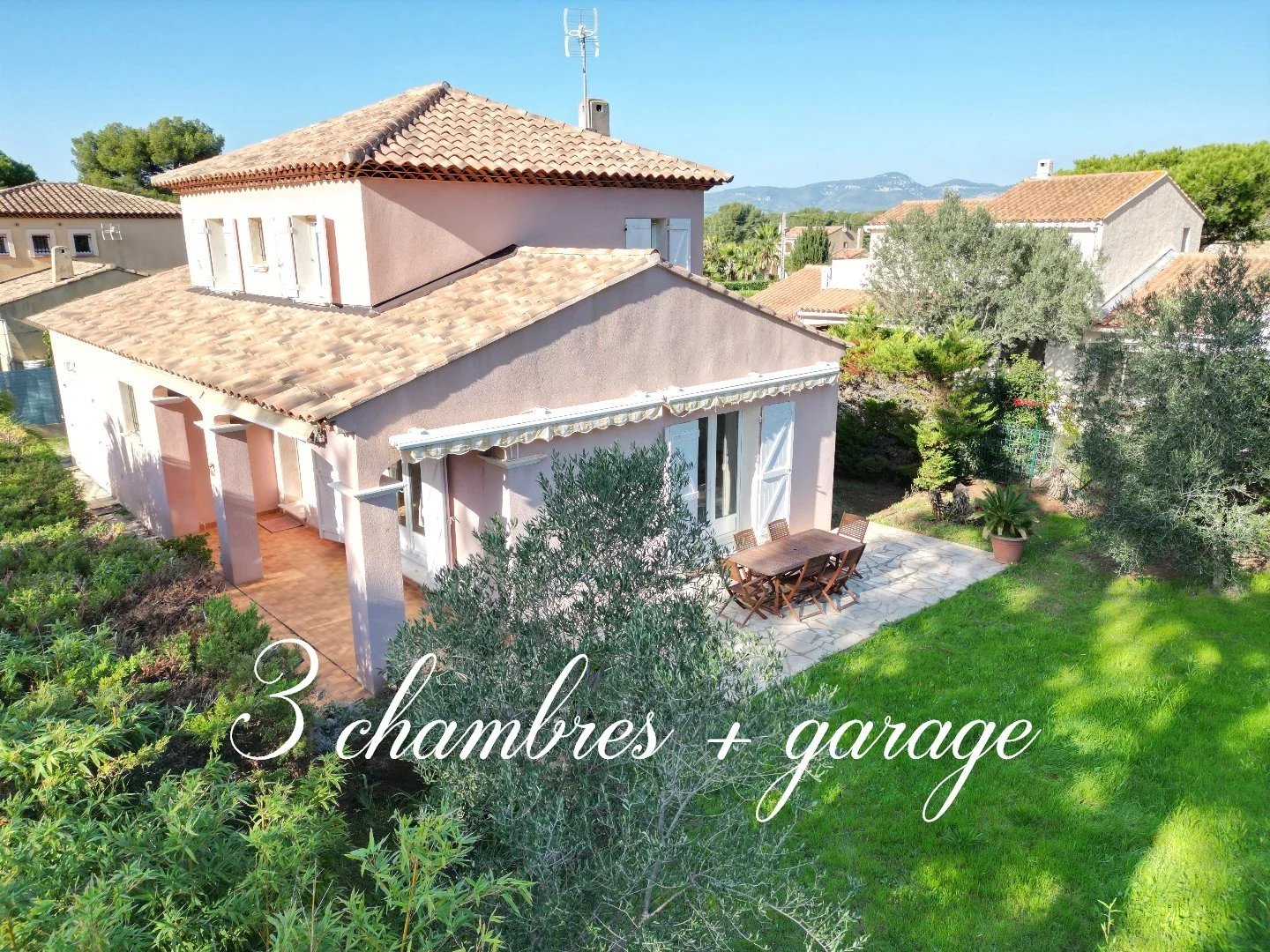 Six-Fours les Plages, villa de 115 m² + garage sur un terrain de 700 m²