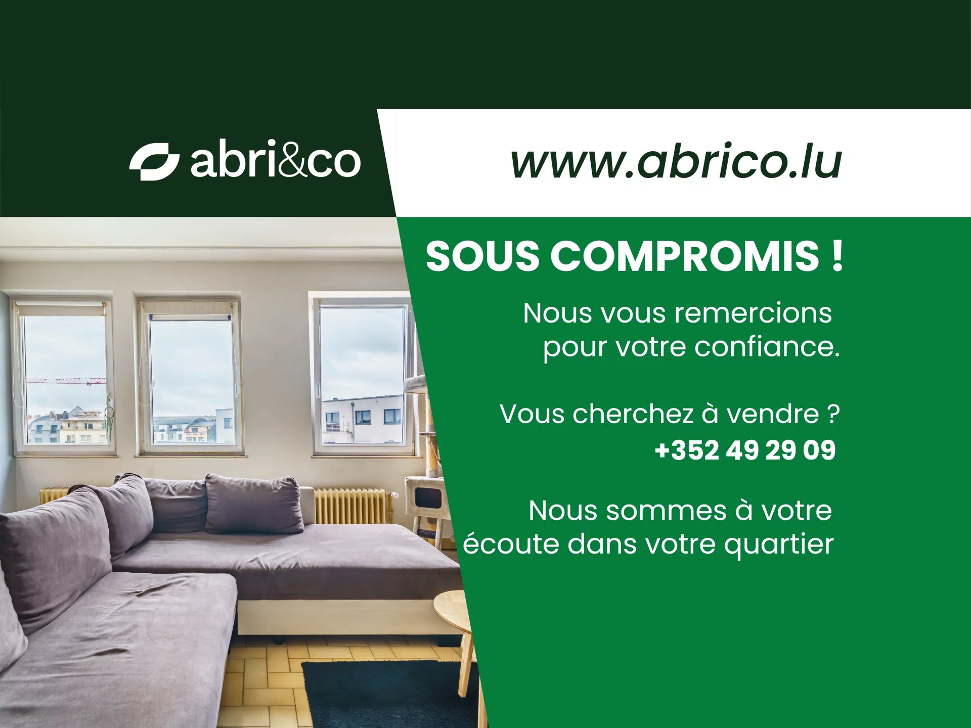 Studio à vendre – Luxembourg Gare