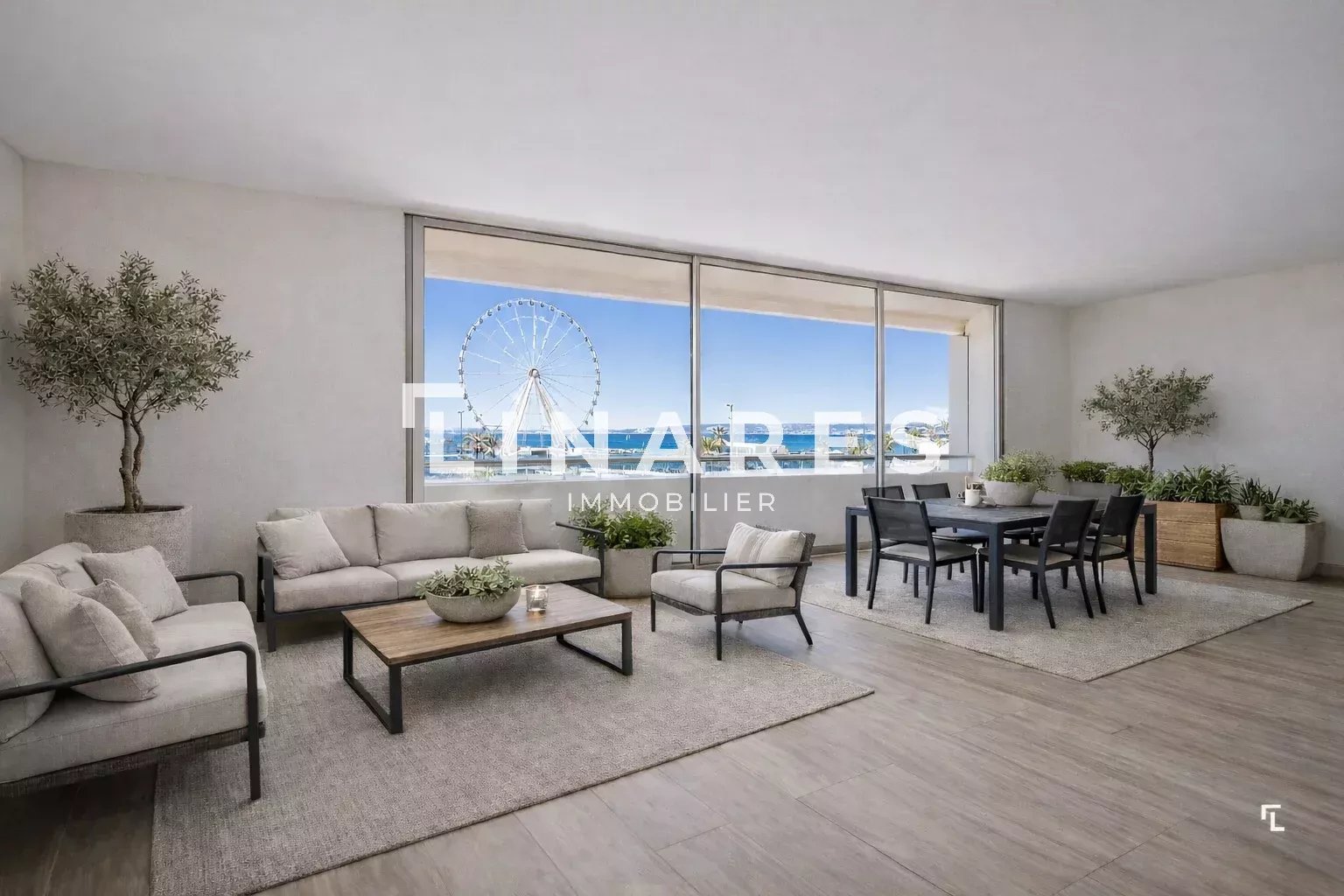 L'HORIZON BLEU  - Appartement T4 de 130m2 - Loggia vue mer de 32m2 - 13008