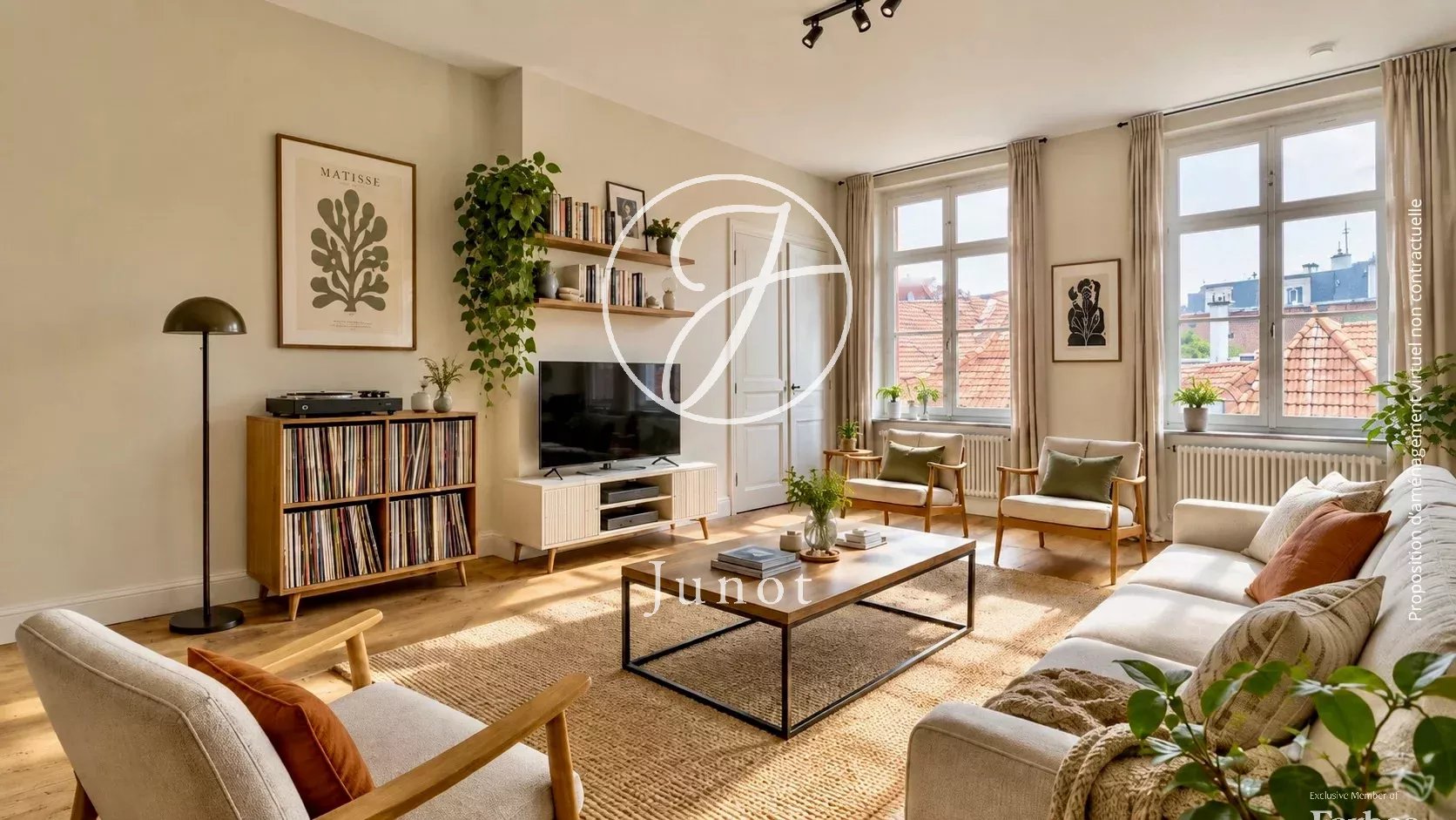 Lille - VIEUX LILLE - Appartement à vendre - 3 pièces - 84 m² - 2 chambres -  Lumineux