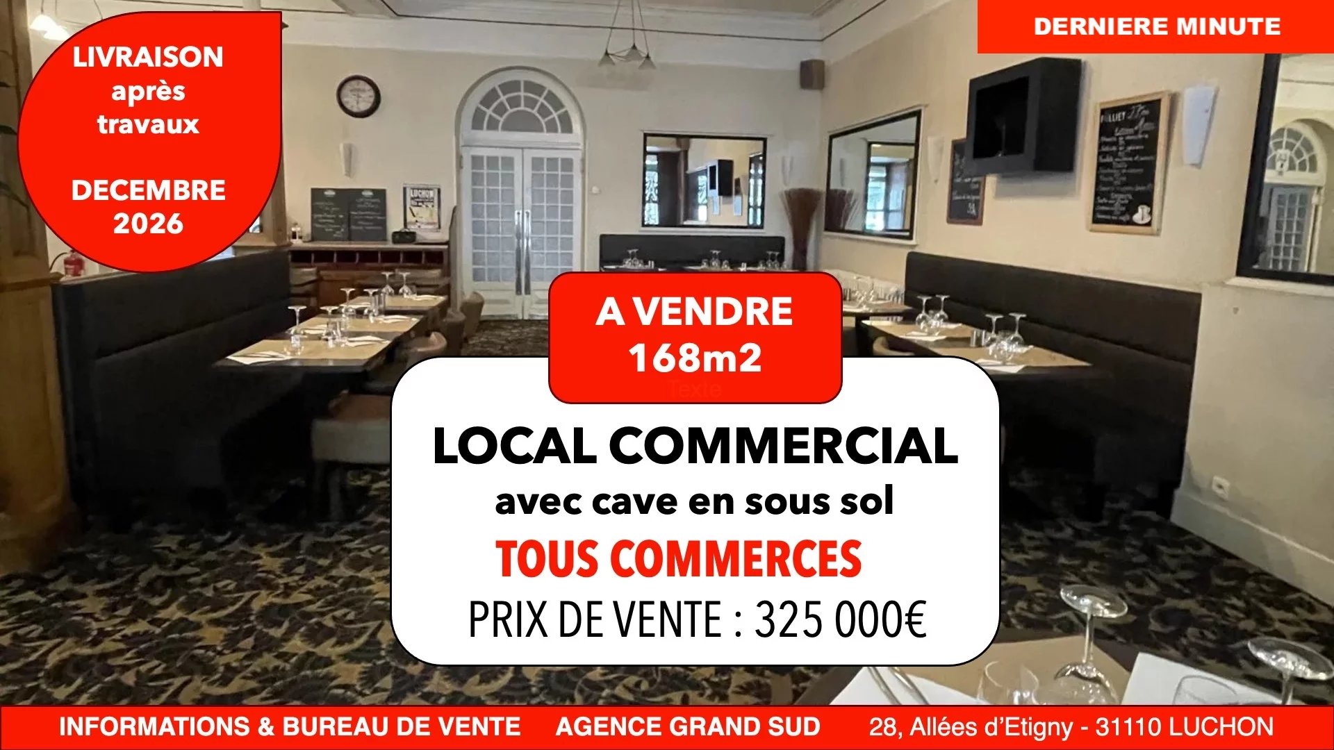 Vente Commerce Bagnères-de-Luchon
