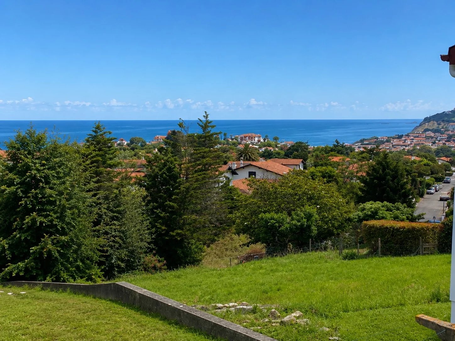 Terrain de 955 m² avec vue mer à Guéthary