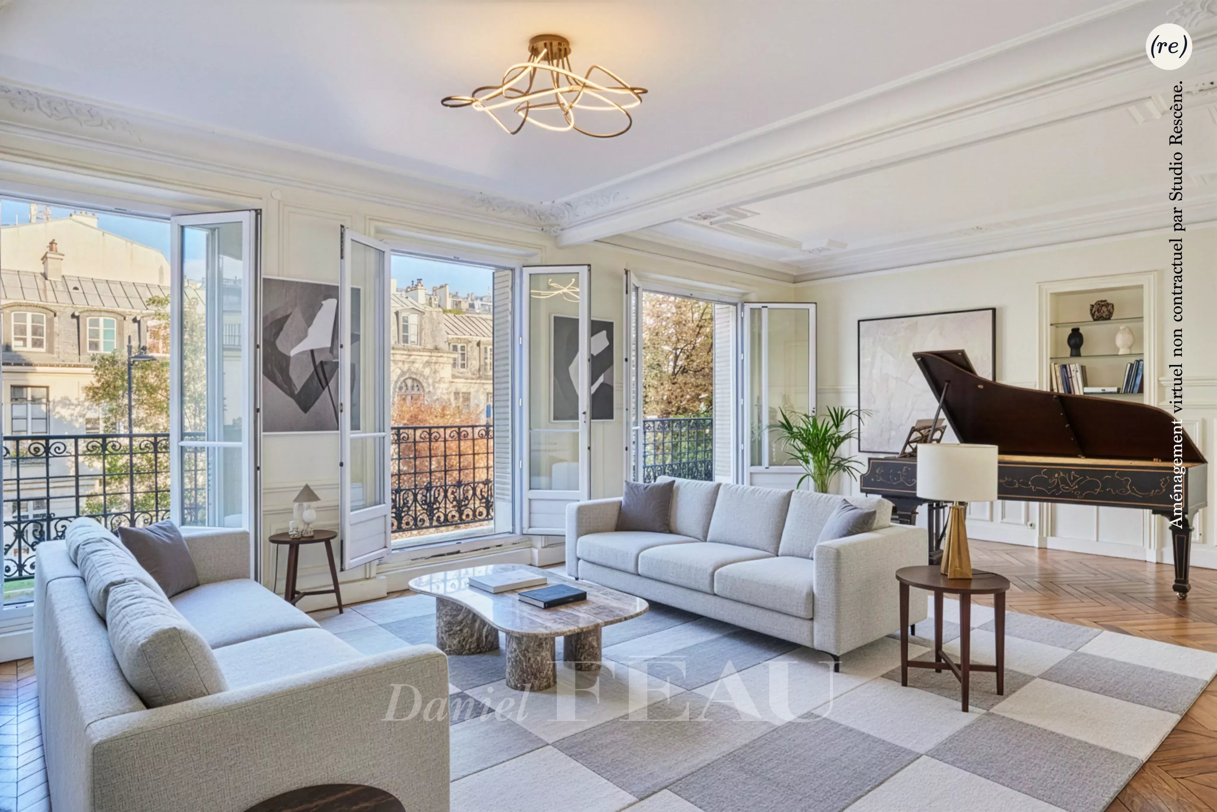 Paris XVIIe - Marché Lebon - 3 chambres.