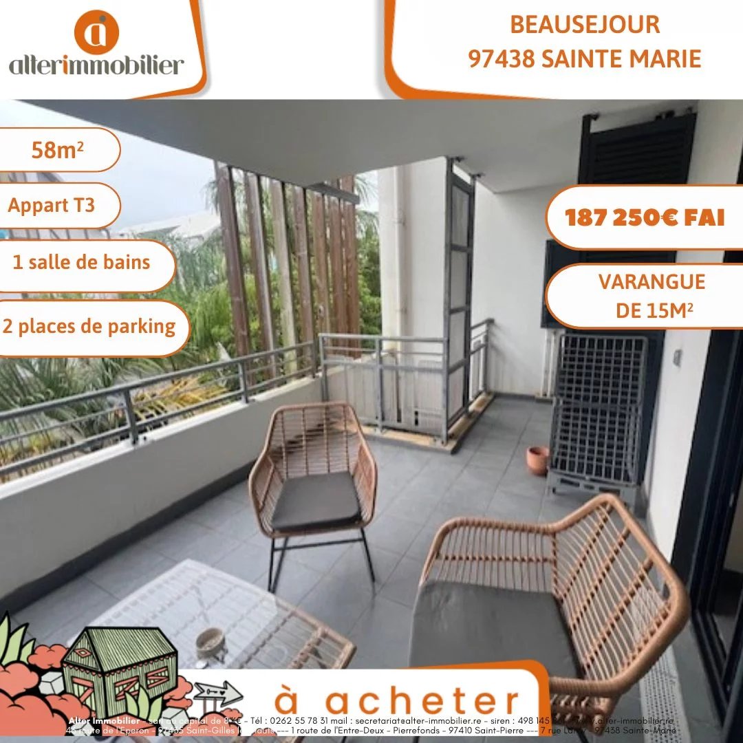 Appartement T3 Beauséjour