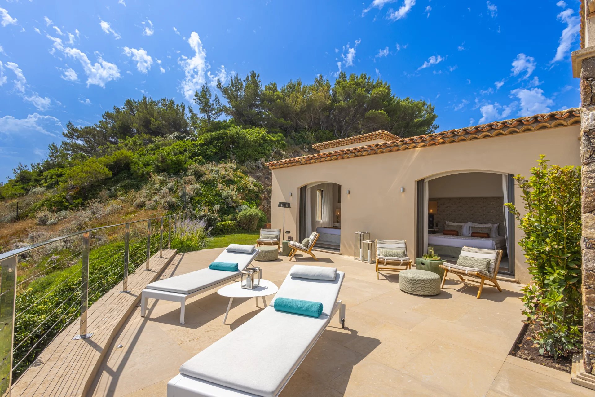 Waterfront villa with direct sea access in Saint-Tropez