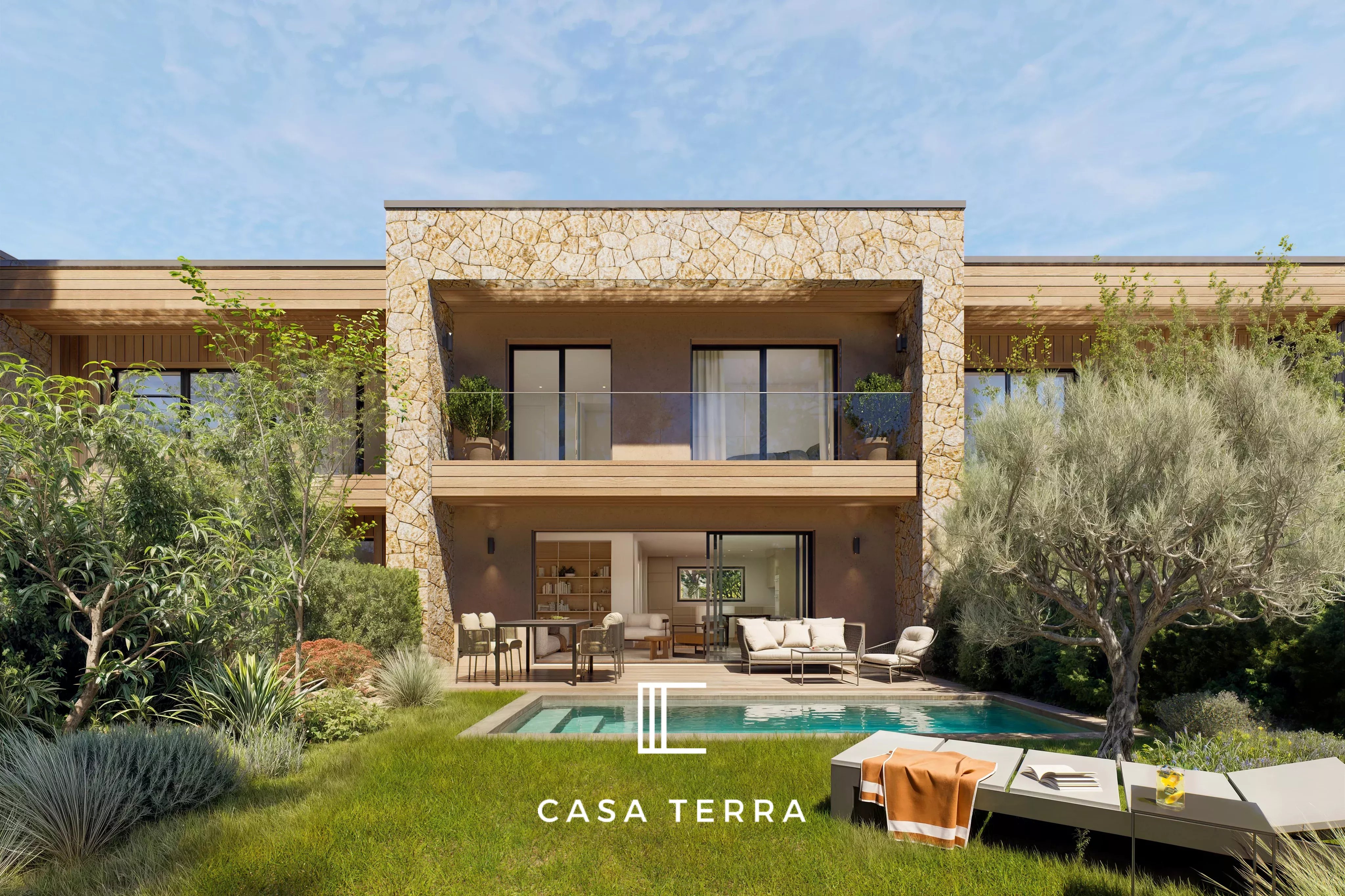 STRADA ROSSA - 5 villas avec piscine à 3 min de la plage / Cala Rossa - Photo 2
