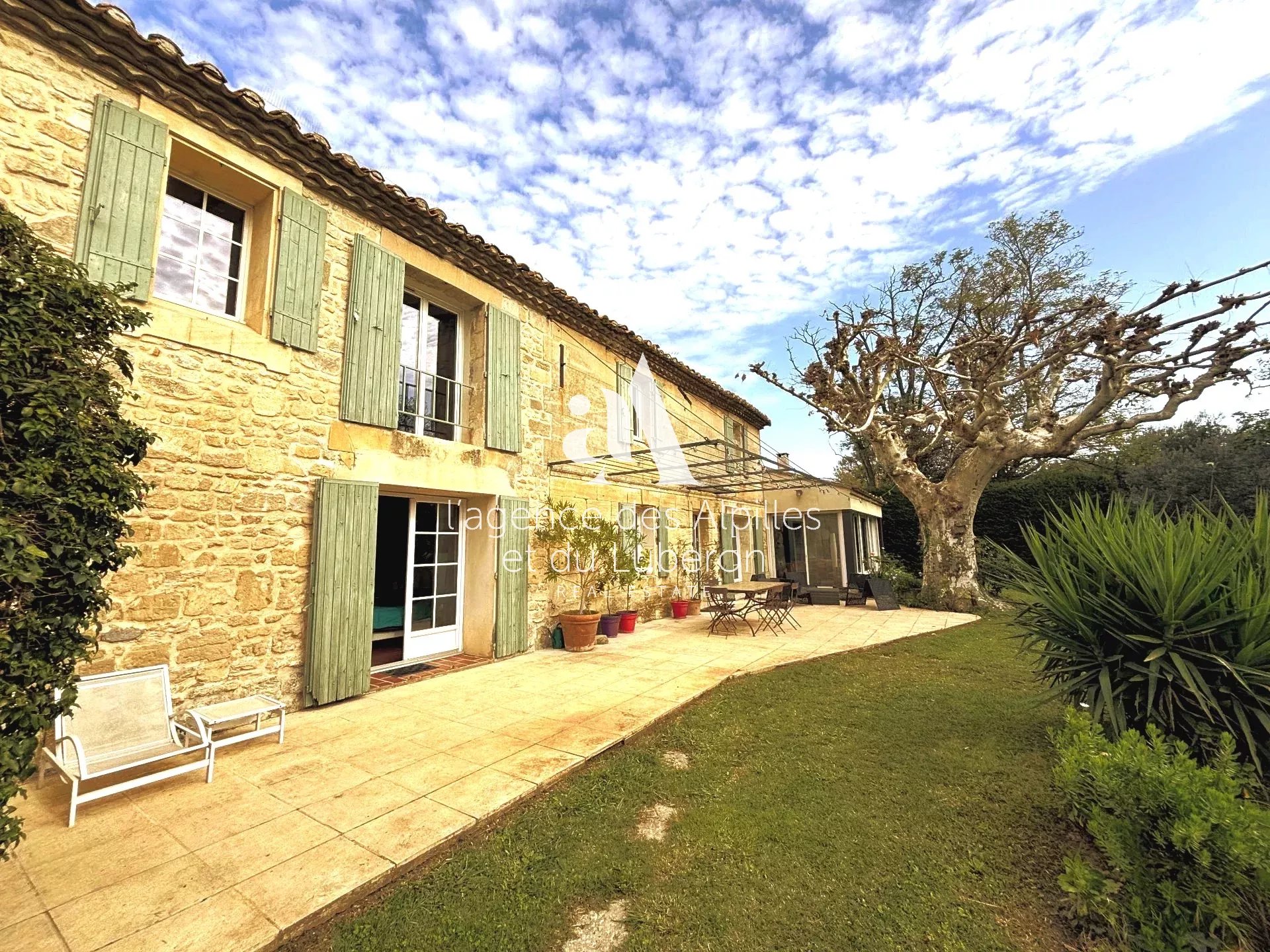 à vendre maison Arles Alpilles cour