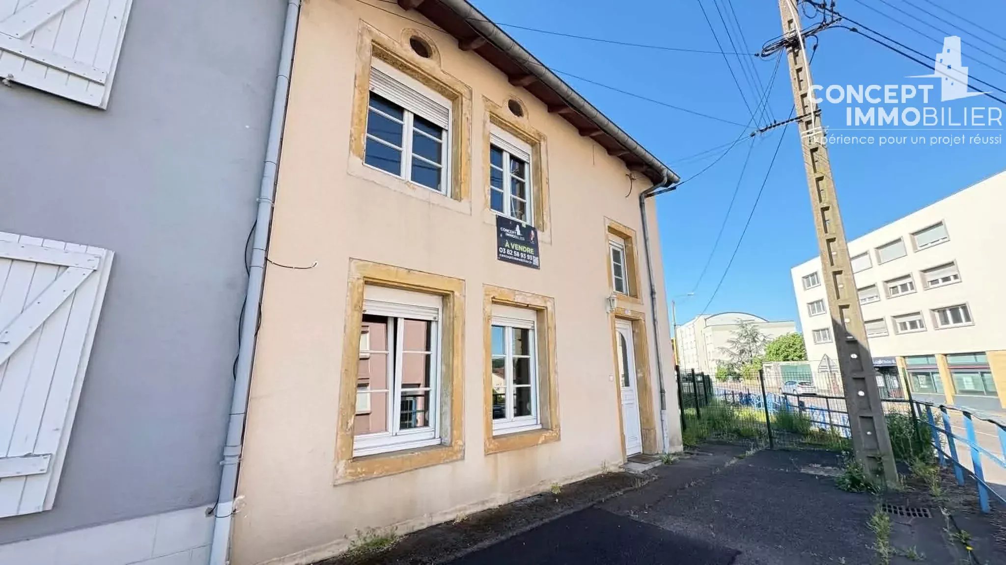 Maison de ville 122m² a vendre jardin et cave