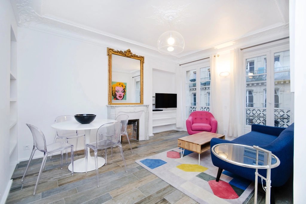 Salon Parquet Cheminée