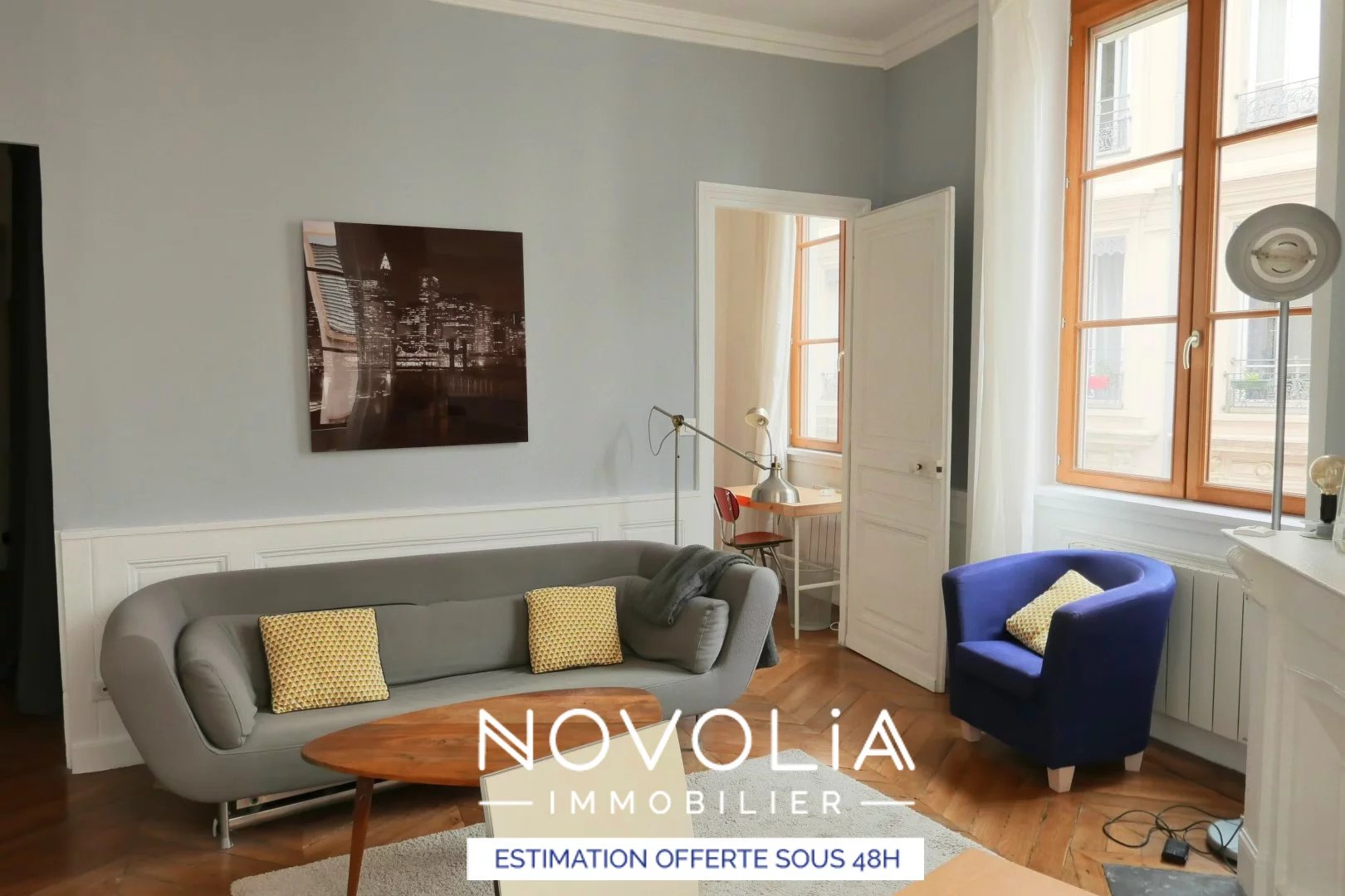 Achat Appartement Surface de 44.5 m�/ Total carrez : 44 m�, 2 pi�ces, Lyon 1er (69001)