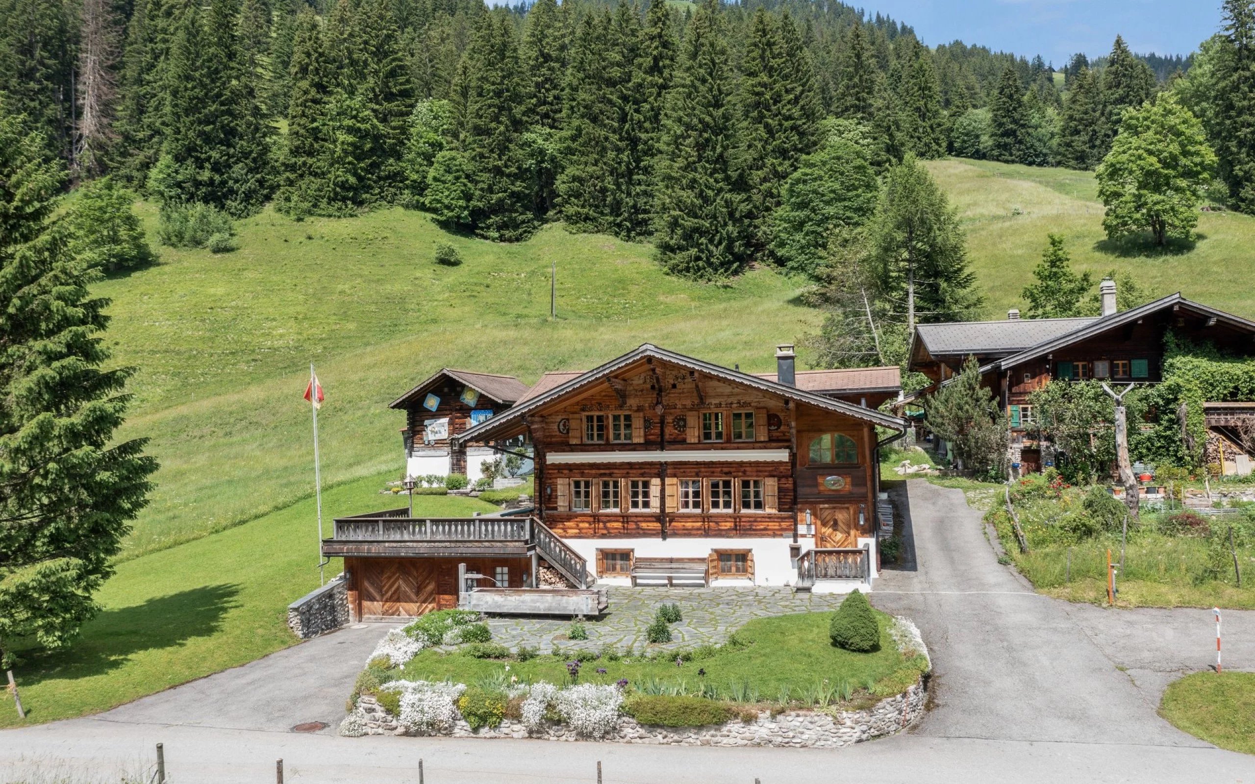 Traditional alpine chalet