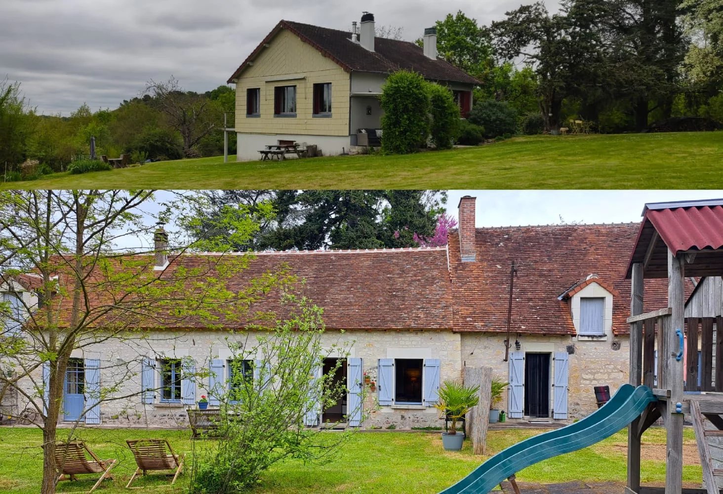 A vendre maison et 2 gîtes avec revenu à Villentrois, Indre