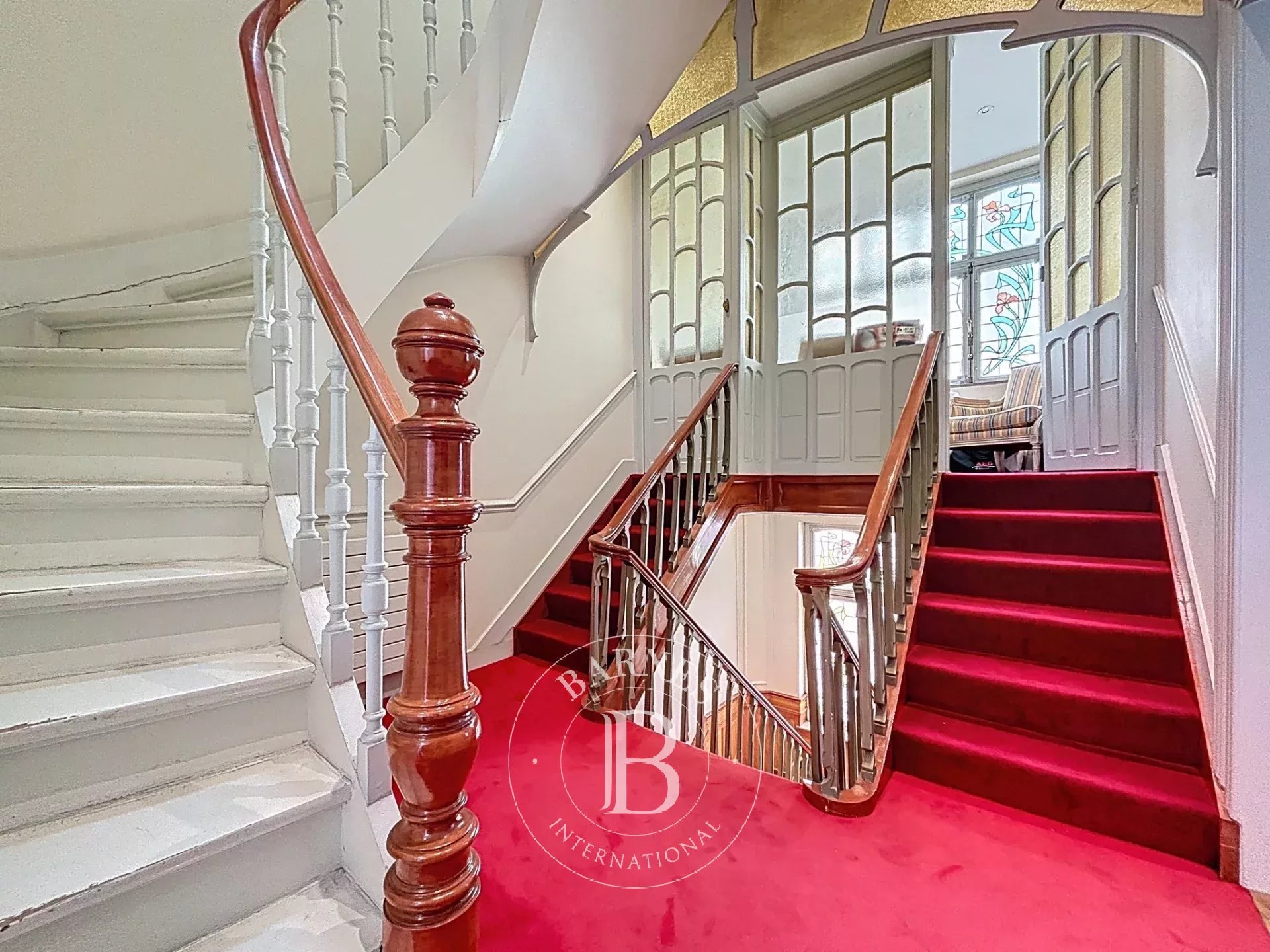 Brussels Squares district - large Art Nouveau house