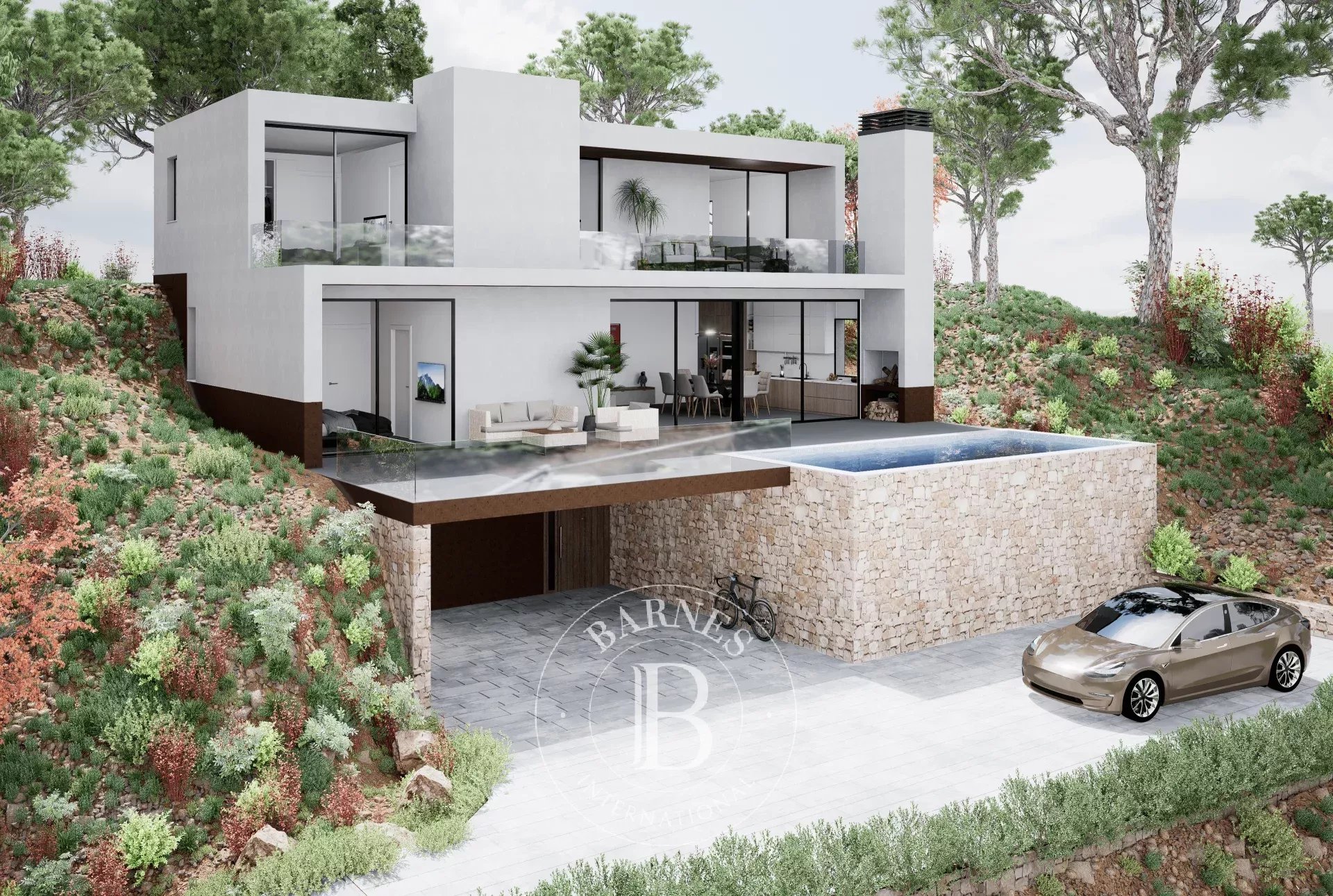 Fantastic brand new contemporary style villa in an exclusive urbanisation in Begur, Costa Brava.
