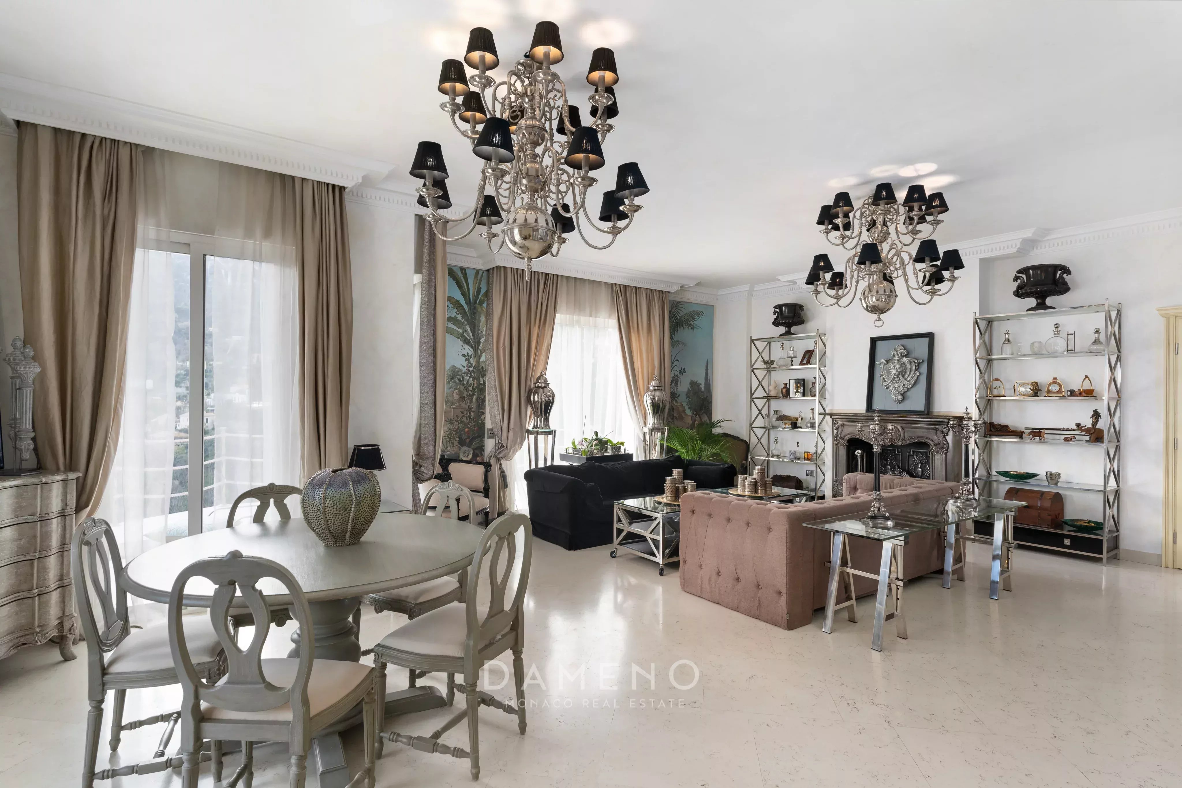 Luxueuse Villa à Beausoleil avec piscine proche de Monaco.