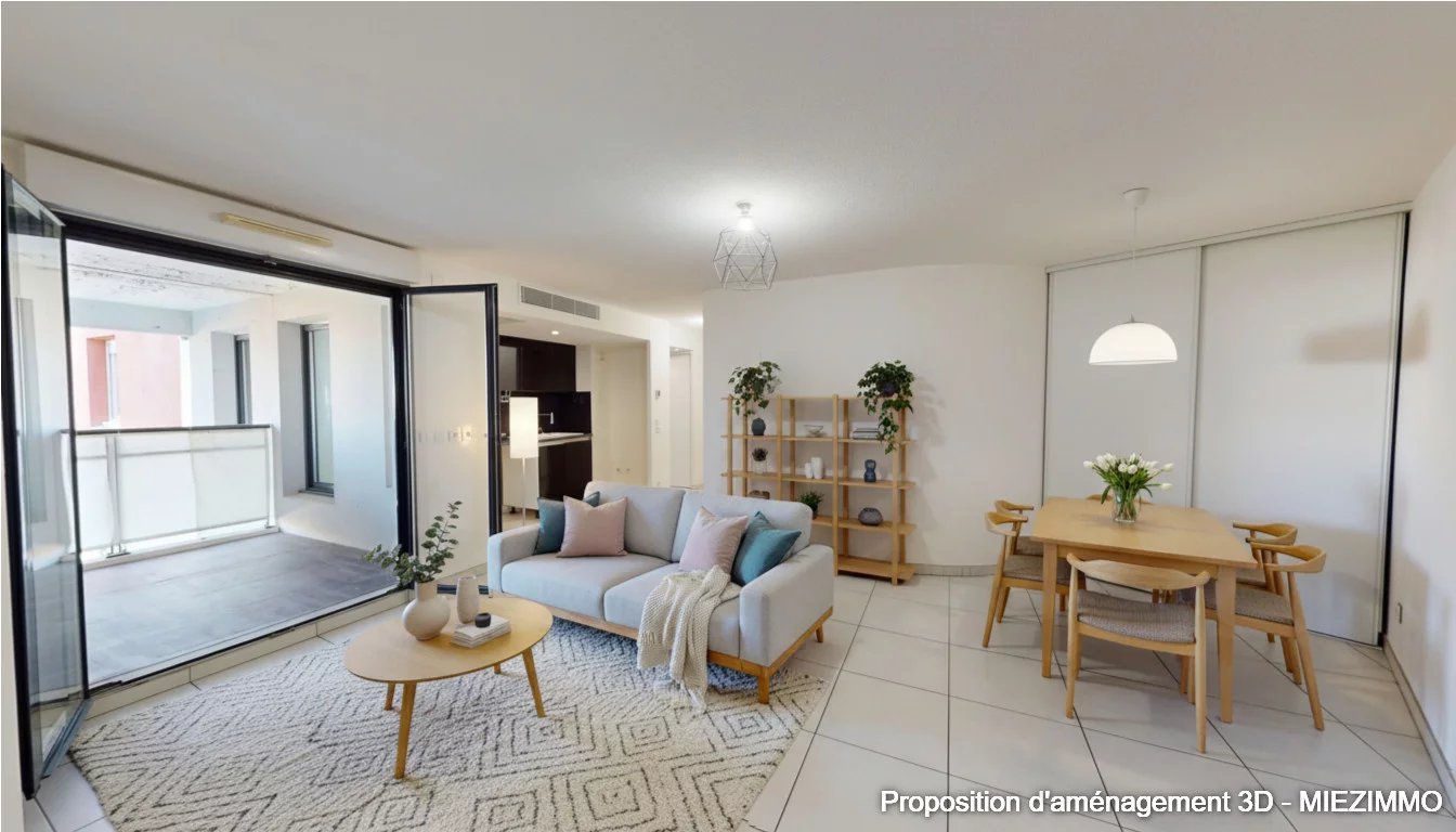 APPARTEMENT T2 AVEC LOGGIA ET PARKING SOUS-SOL