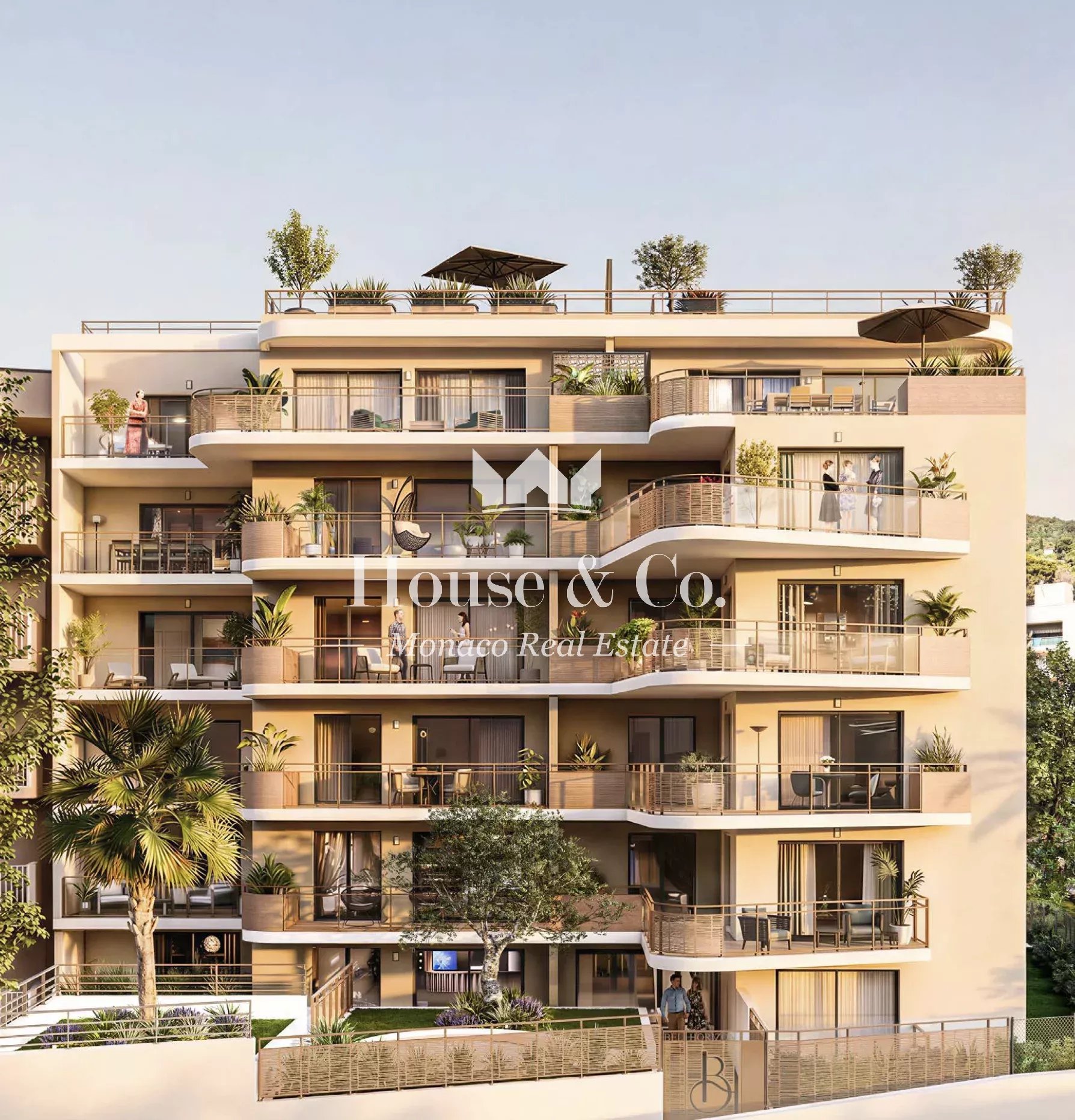 BEL HORIZON Beausoleil – 2-Bedroom Apartment with Terrace