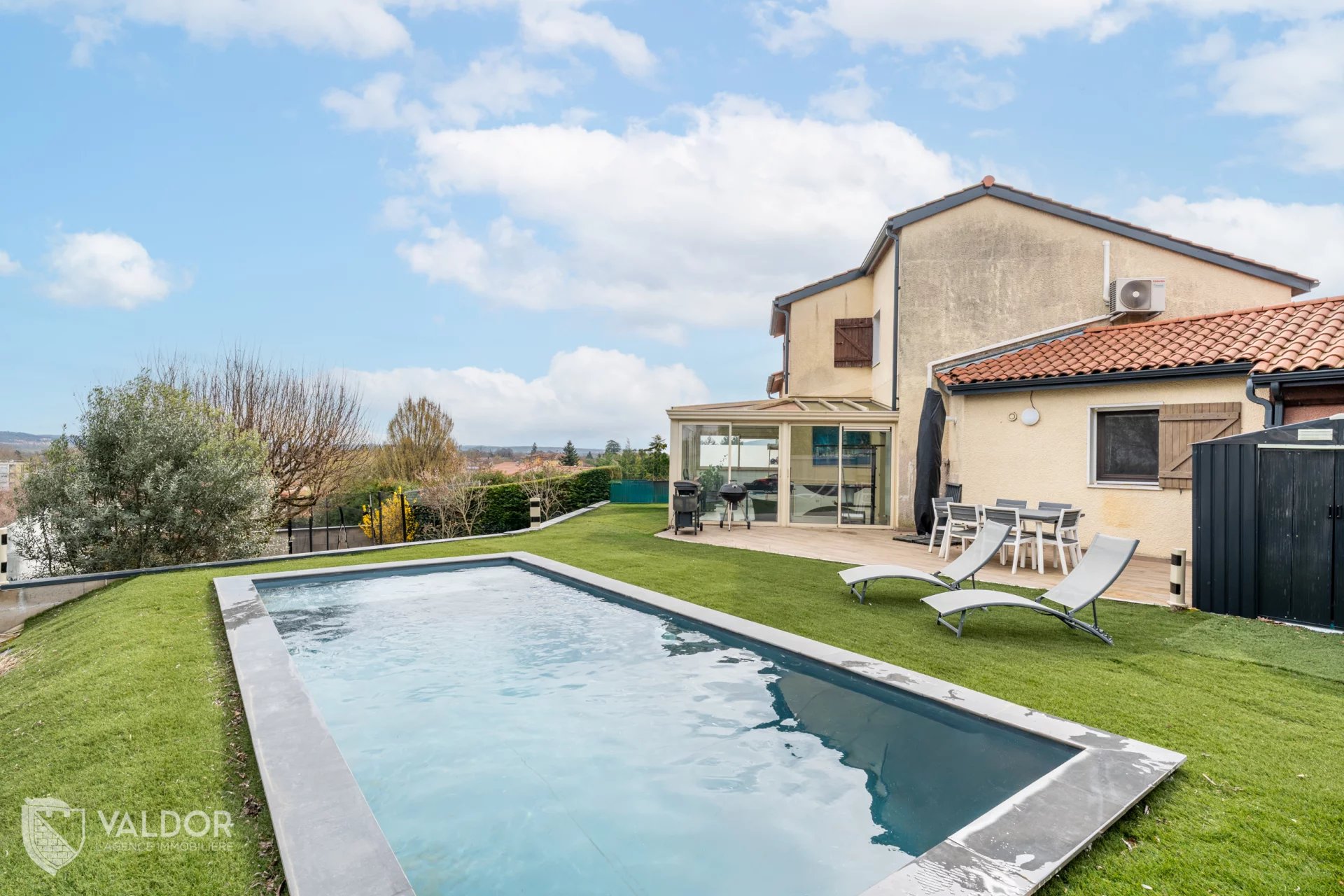 Maison avec jardin et piscine, centre d’Anse à pied