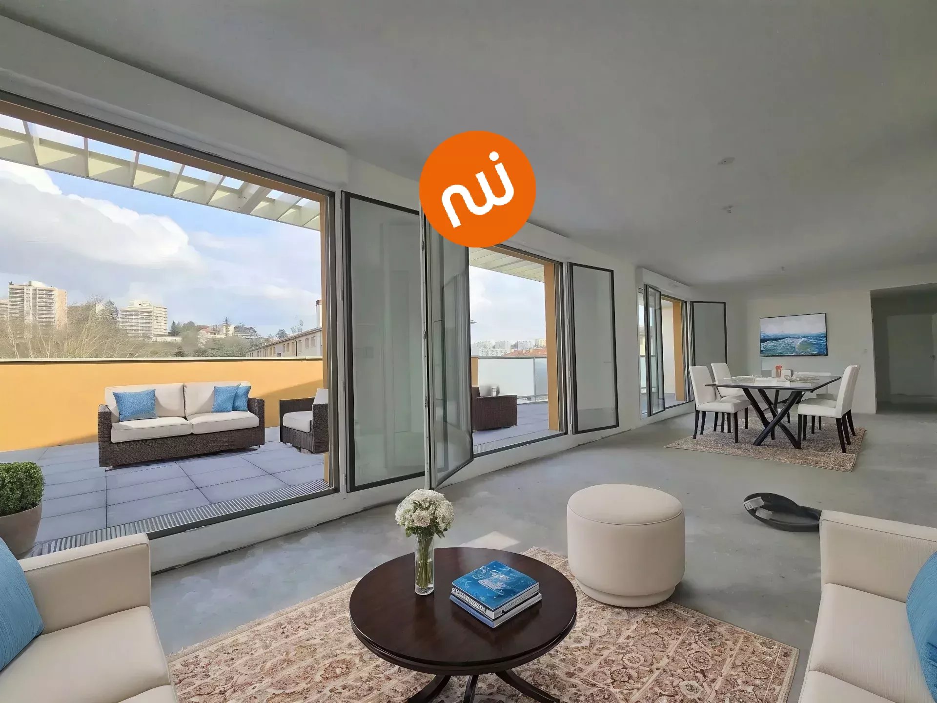 Appartement T4 107m² avec terrasse