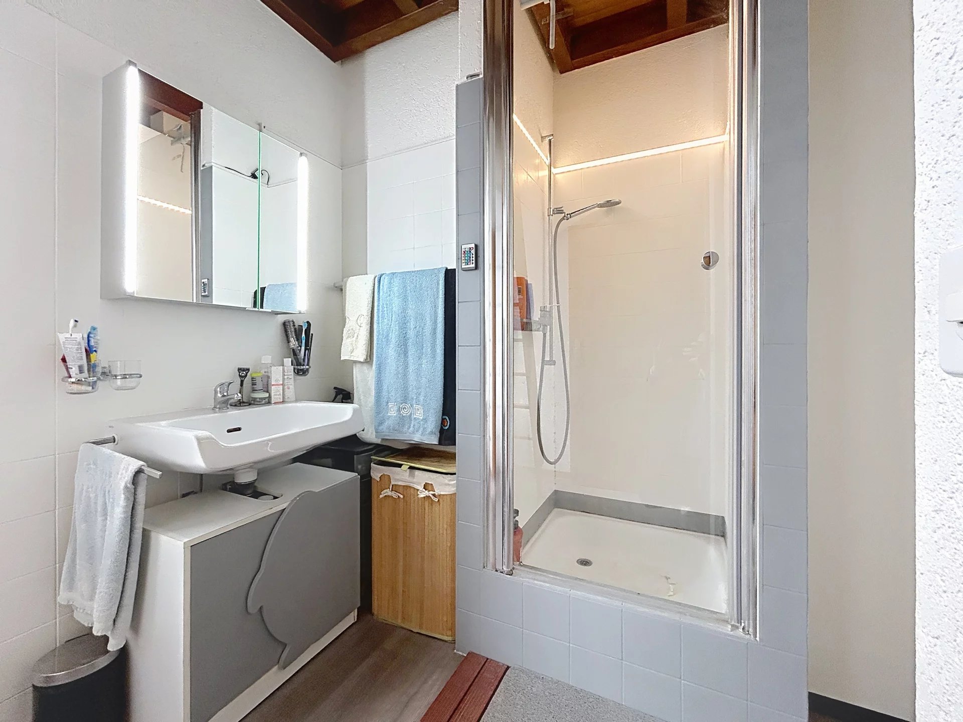 Maison lumineuse avec vue lac et alpes