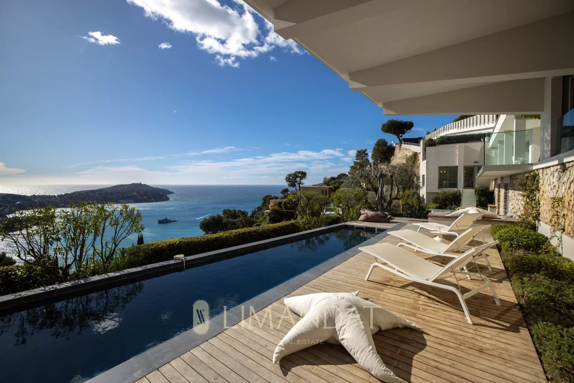 Villefranche Sur Mer - Contemporary Villa - Hammam - Jacuzzi - Sea View