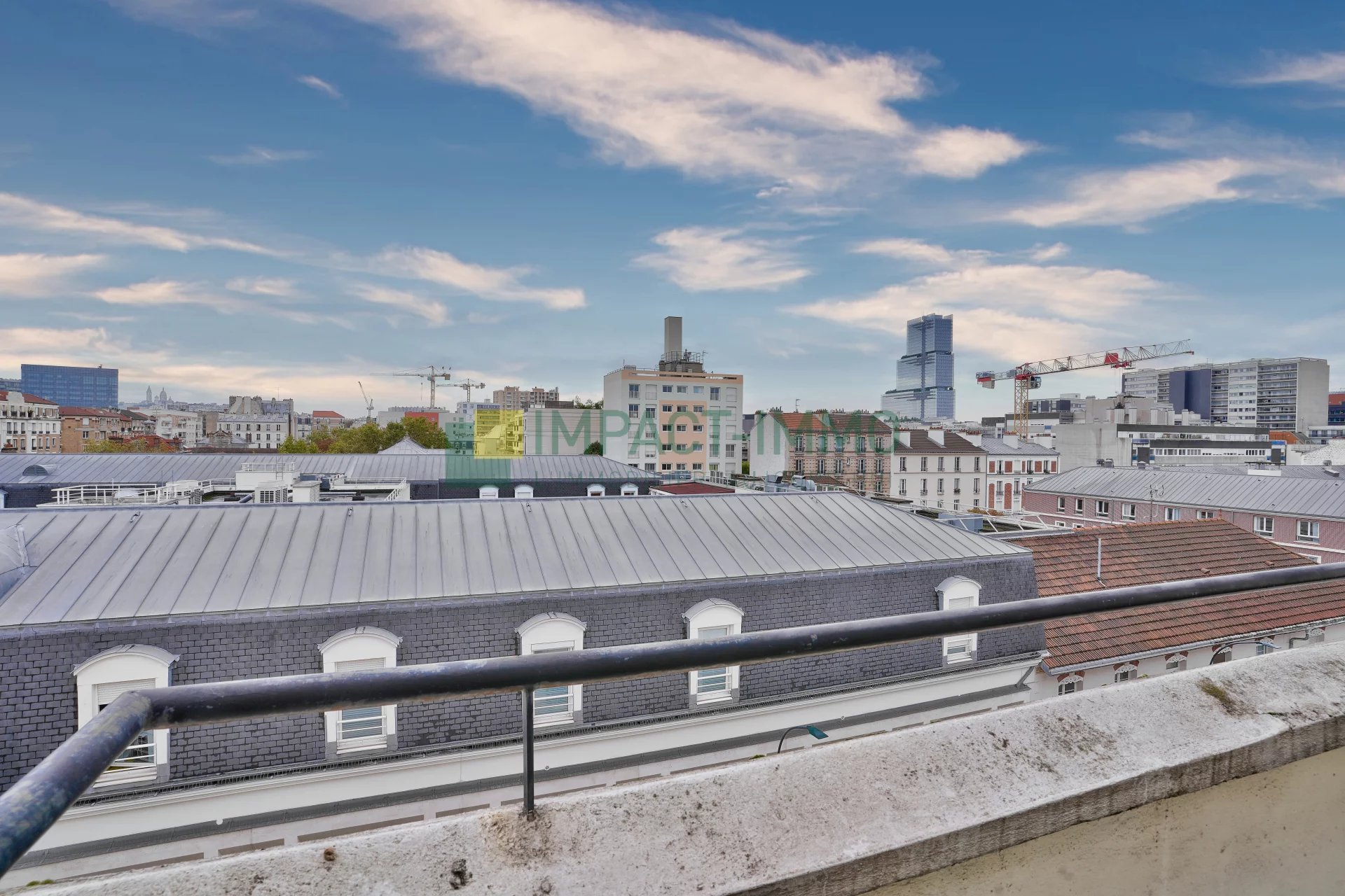 CLICHY République Gambetta 2 pièces Terrasse panoramique