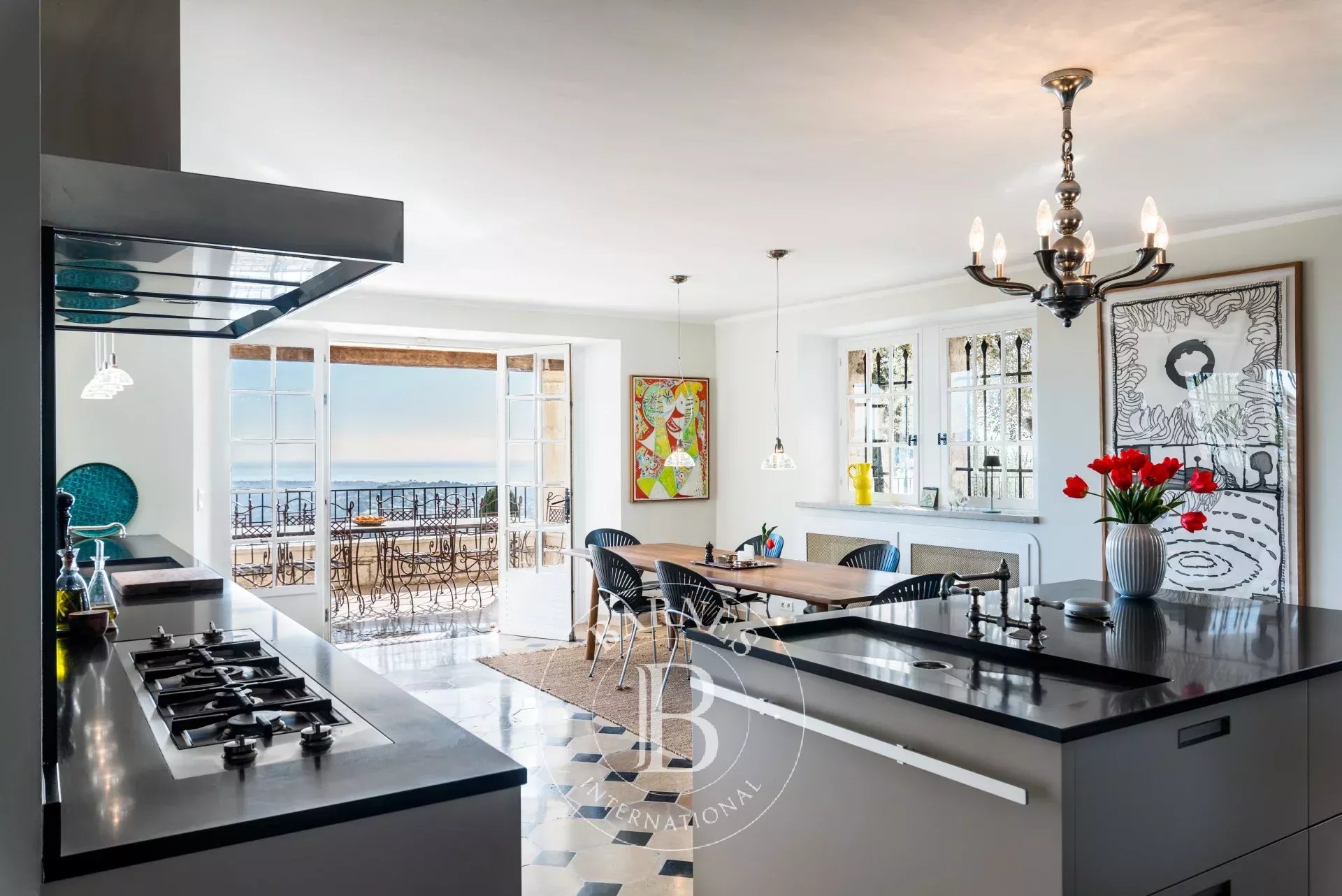 Vence - Exceptional stone Mas with panoramic sea and hill views - picture 7 title=