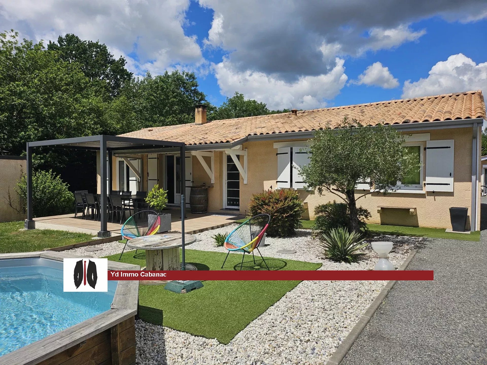 Maison 3 chambres avec studio indépendant dans un bel environnement