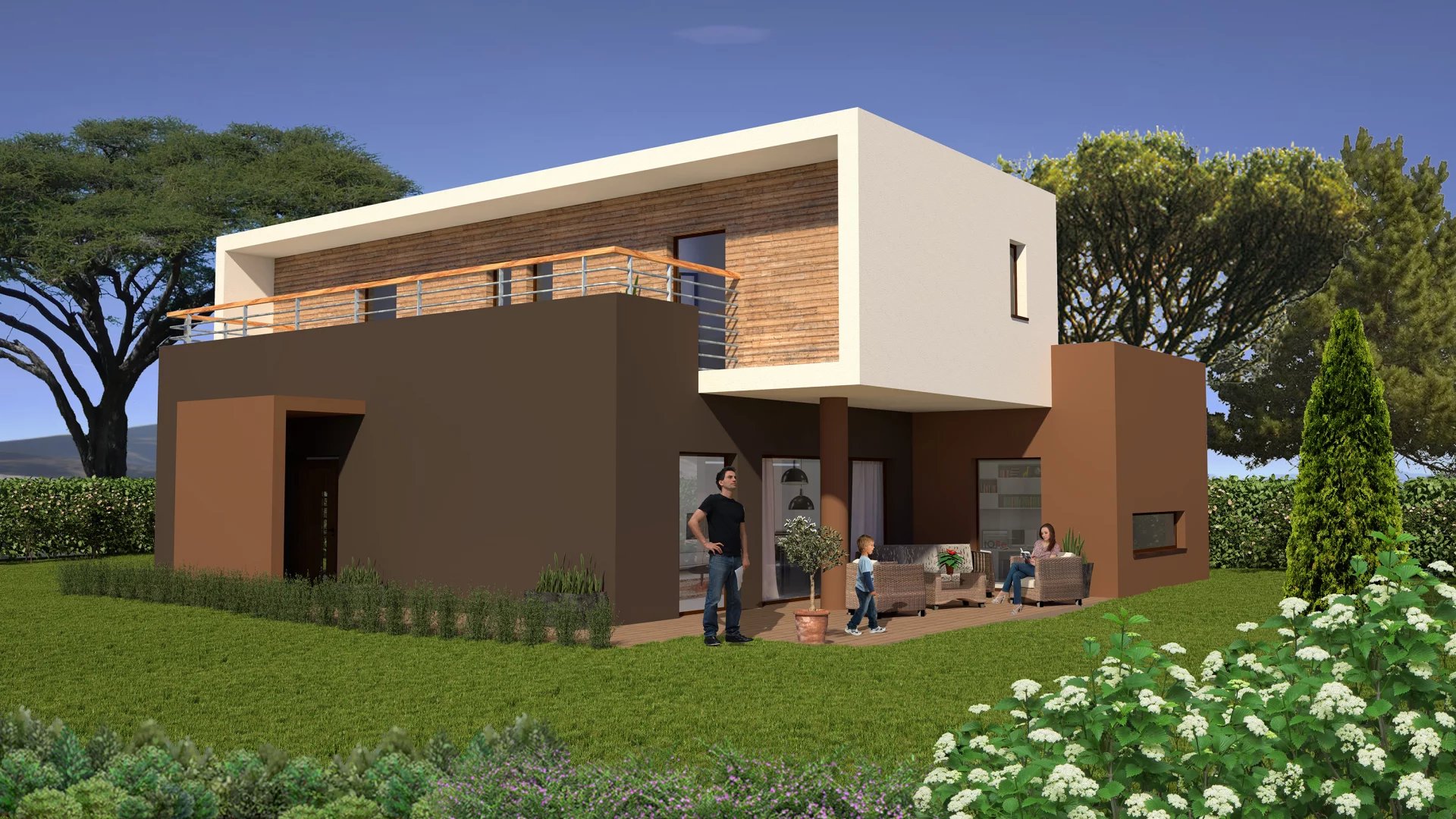 Villa Armonia : entre modernisme et légèreté