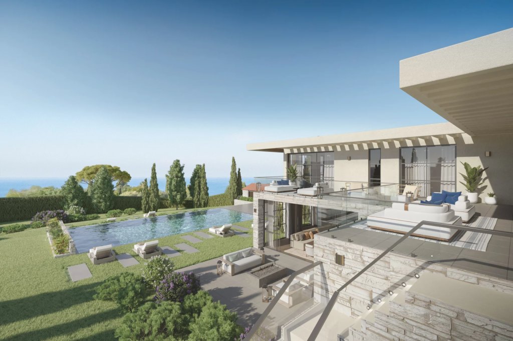 Villa for sale in Vallauris — Modern Luxury Sea View Villa for Sale in Vallauris, Super-Cannes