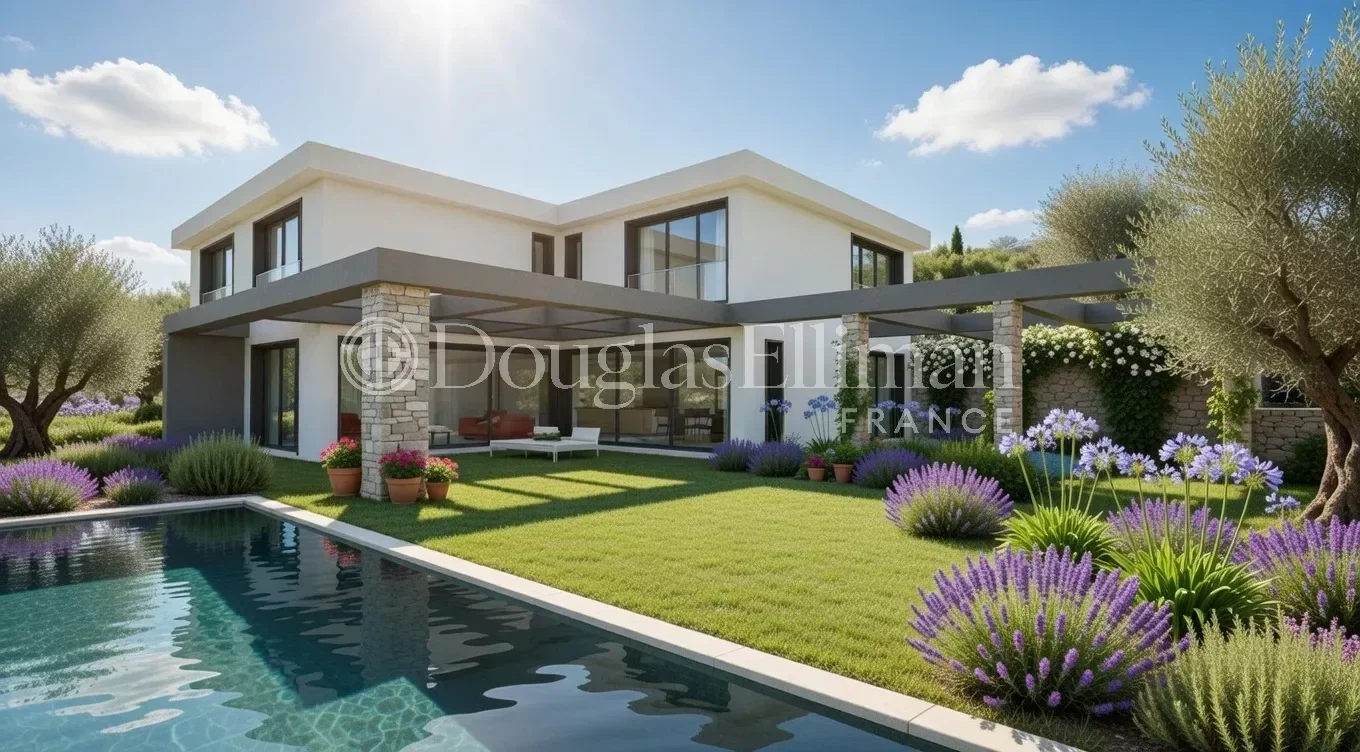OPIO – Villa Picual in the Domaine de l’Oliveraie – Building plot – Lot No. 8 - Picture n°2