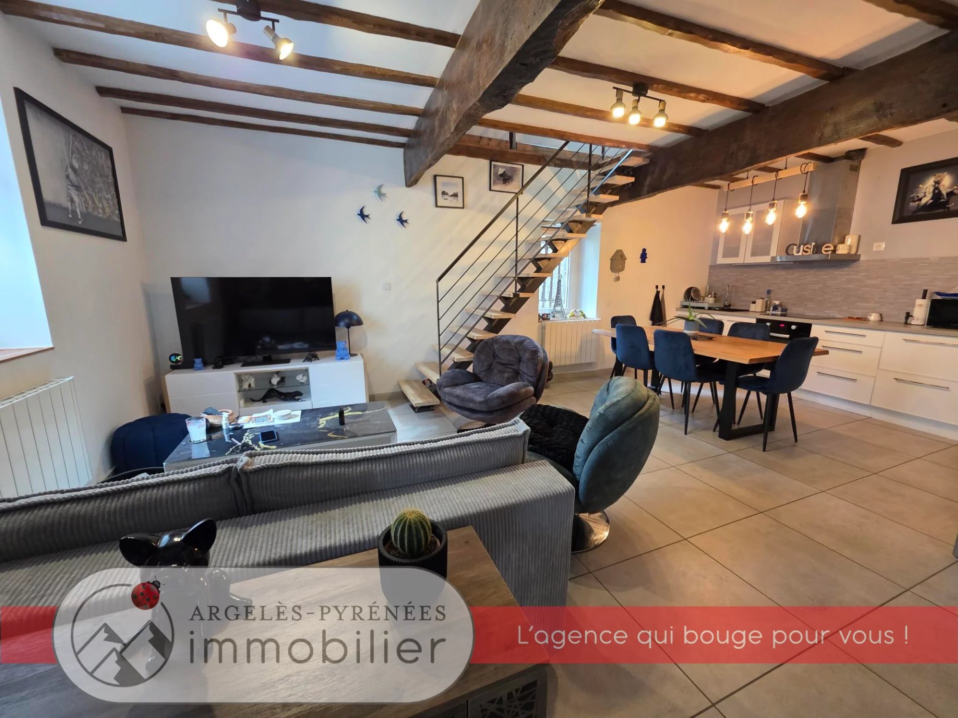 Maison de ville de caractère entièrement rénovée _ 2 chambre