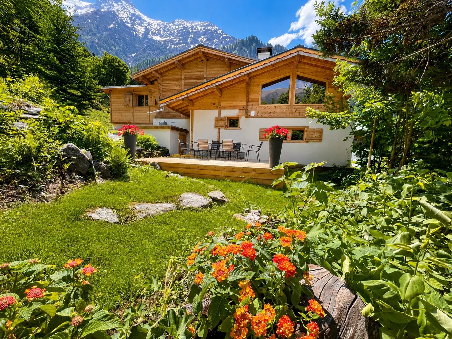 Beautifully Renovated Alpine Chalet with Exceptional Mountain Views