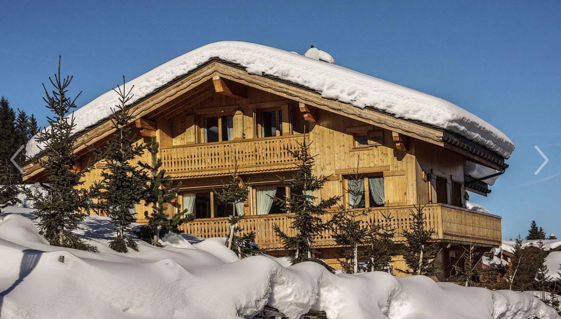 Courchevel 1850 - A louer - Chalet - 6 chambres - Jacuzzi - Sauna