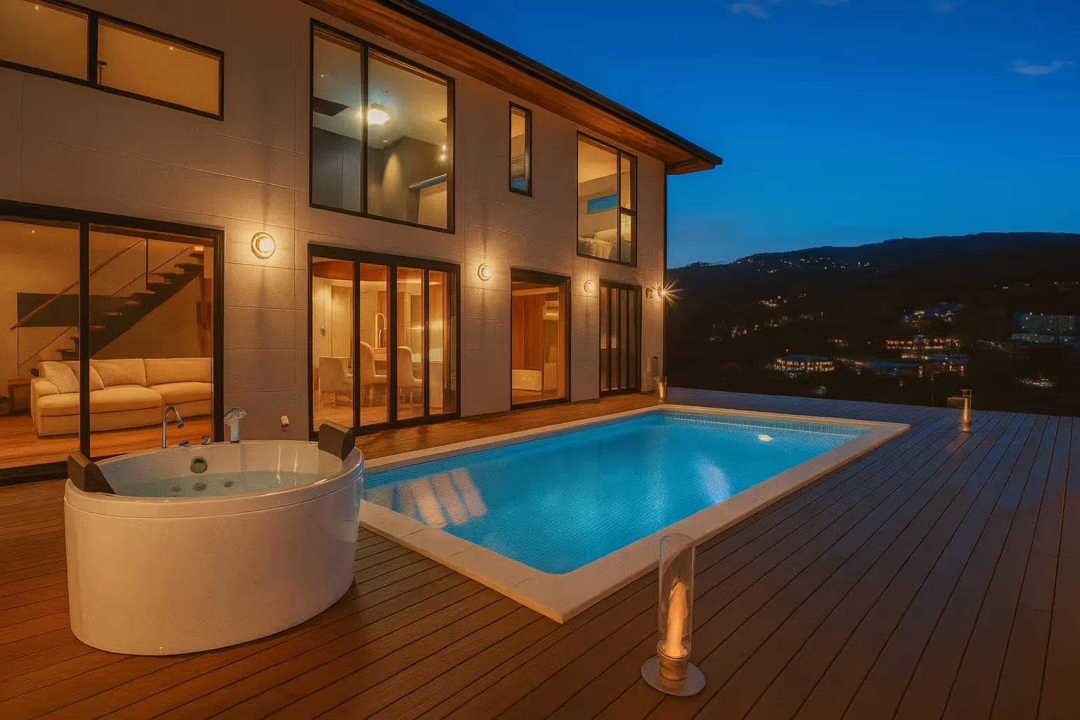 Japon Shizuoka : Maison neuve vue mer avec piscine