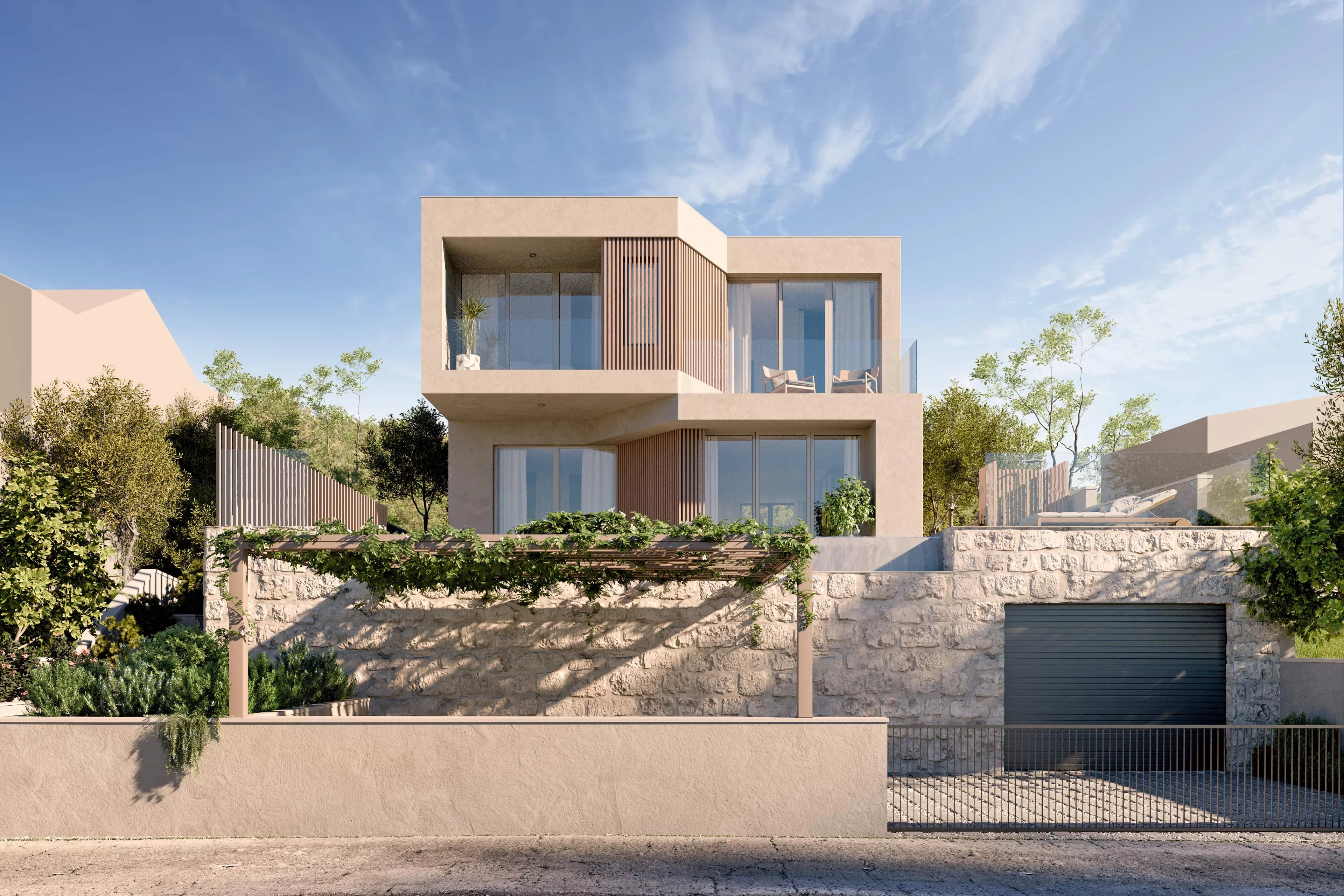 Villa moderne en bord de mer